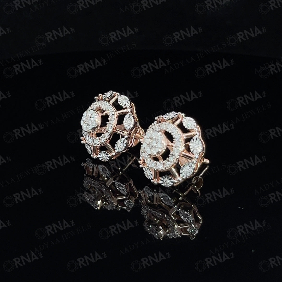 Zinnia Diamond  Earring