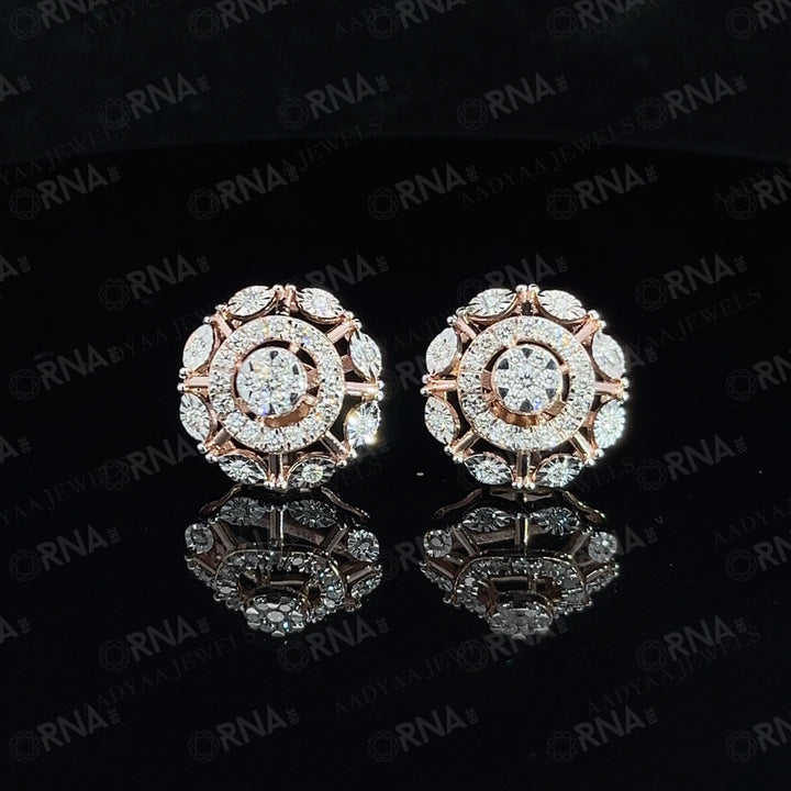 Zinnia Diamond  Earring