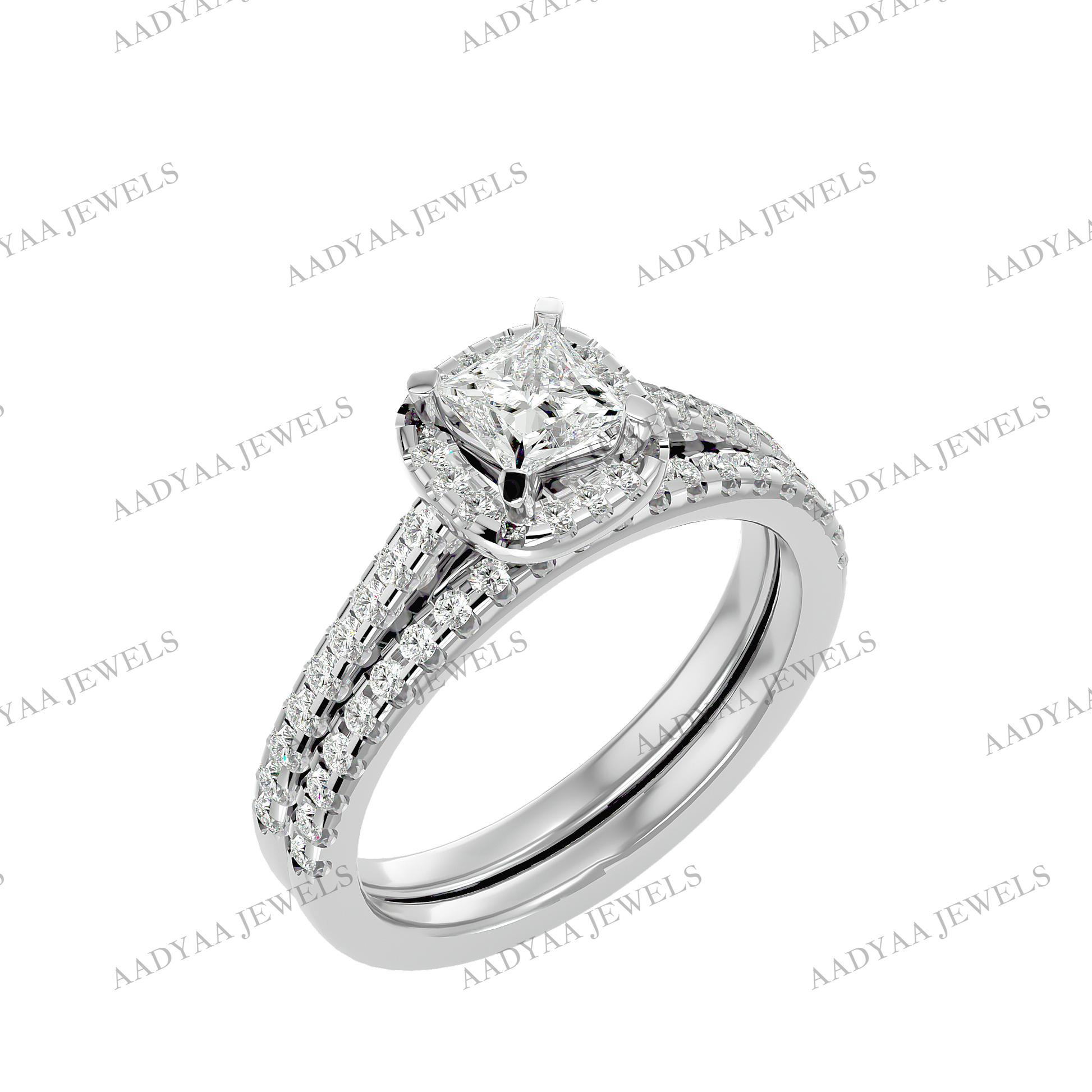 Hazel Diamond  Ring | Aadyaajewels