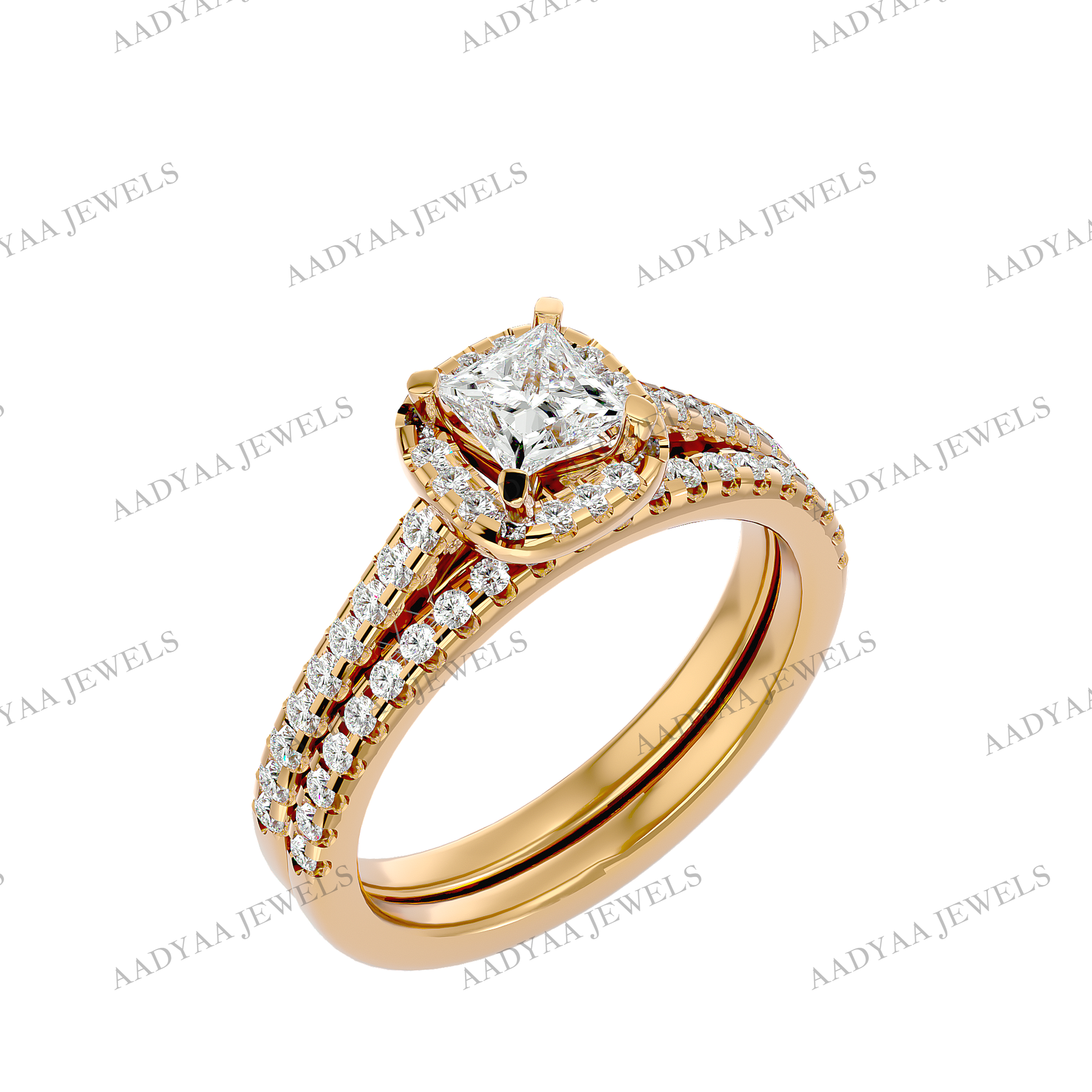 Hazel Diamond  Ring | Aadyaajewels