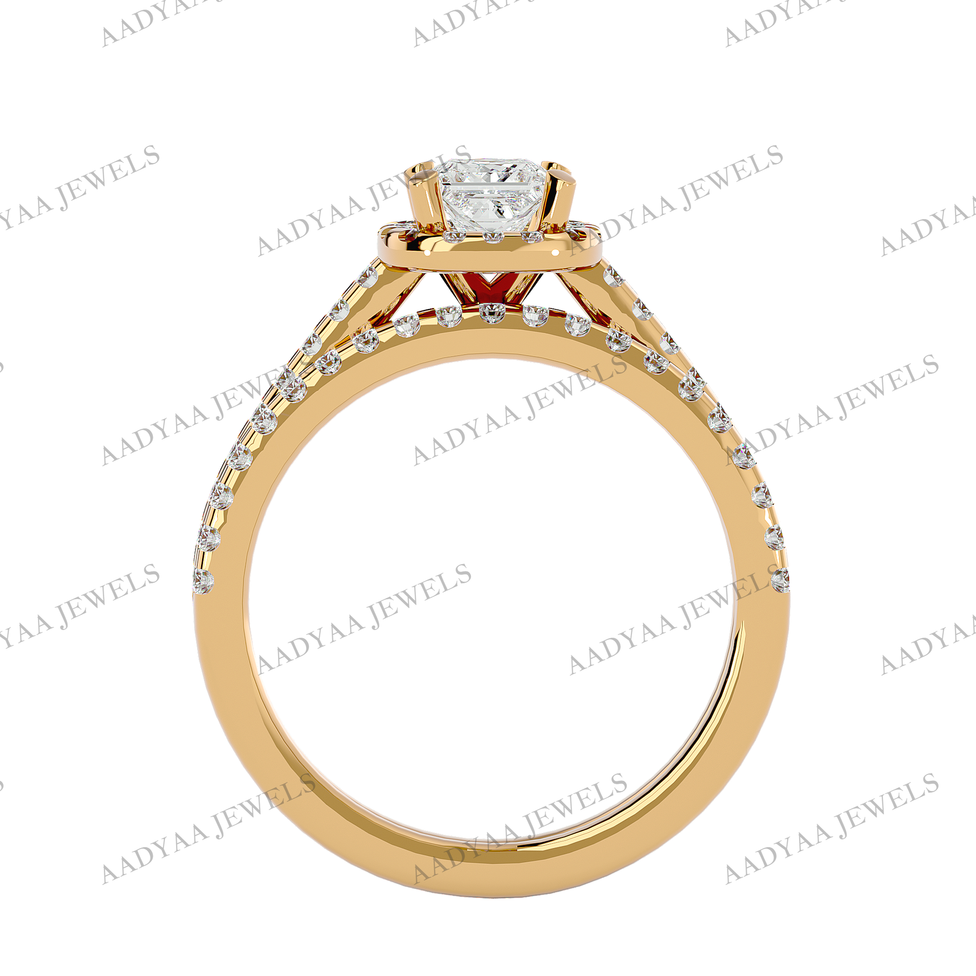 Hazel Diamond  Ring | Aadyaajewels