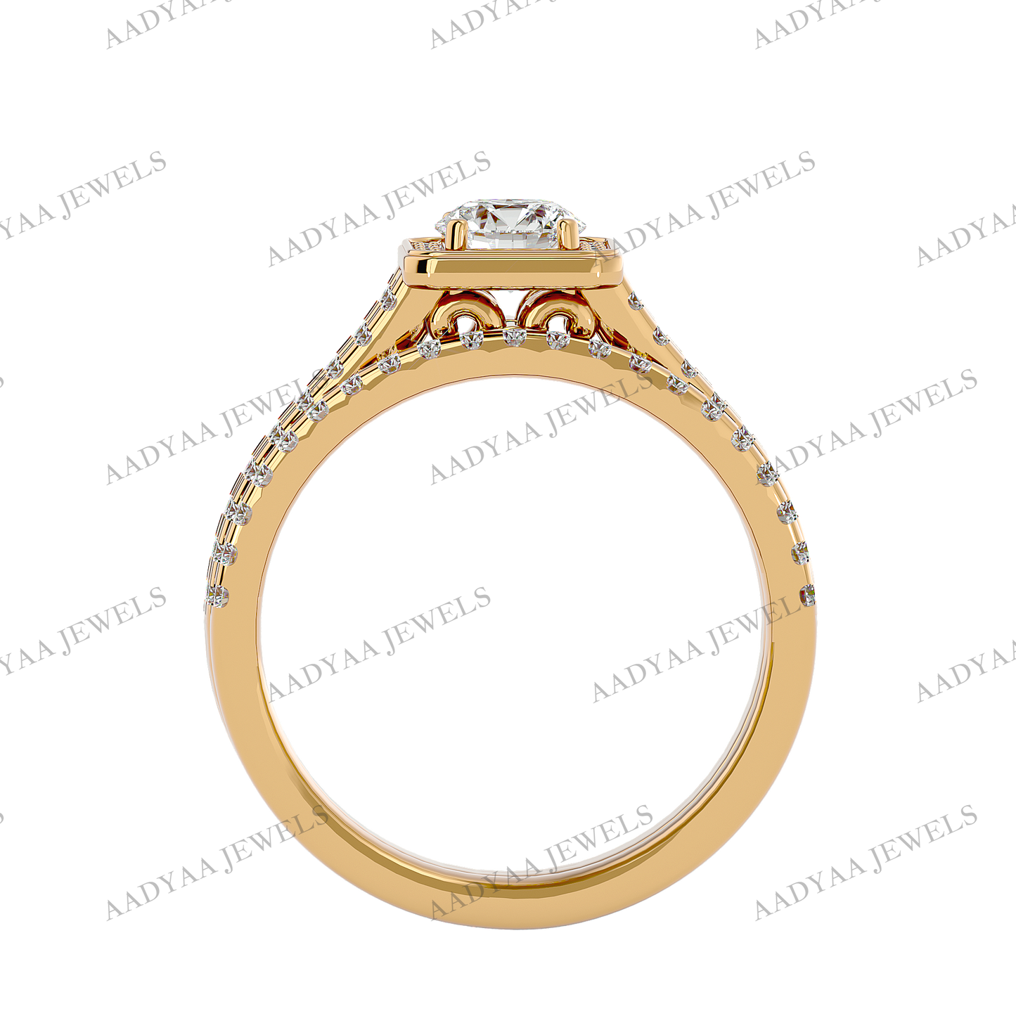 Violet Diamond  Ring