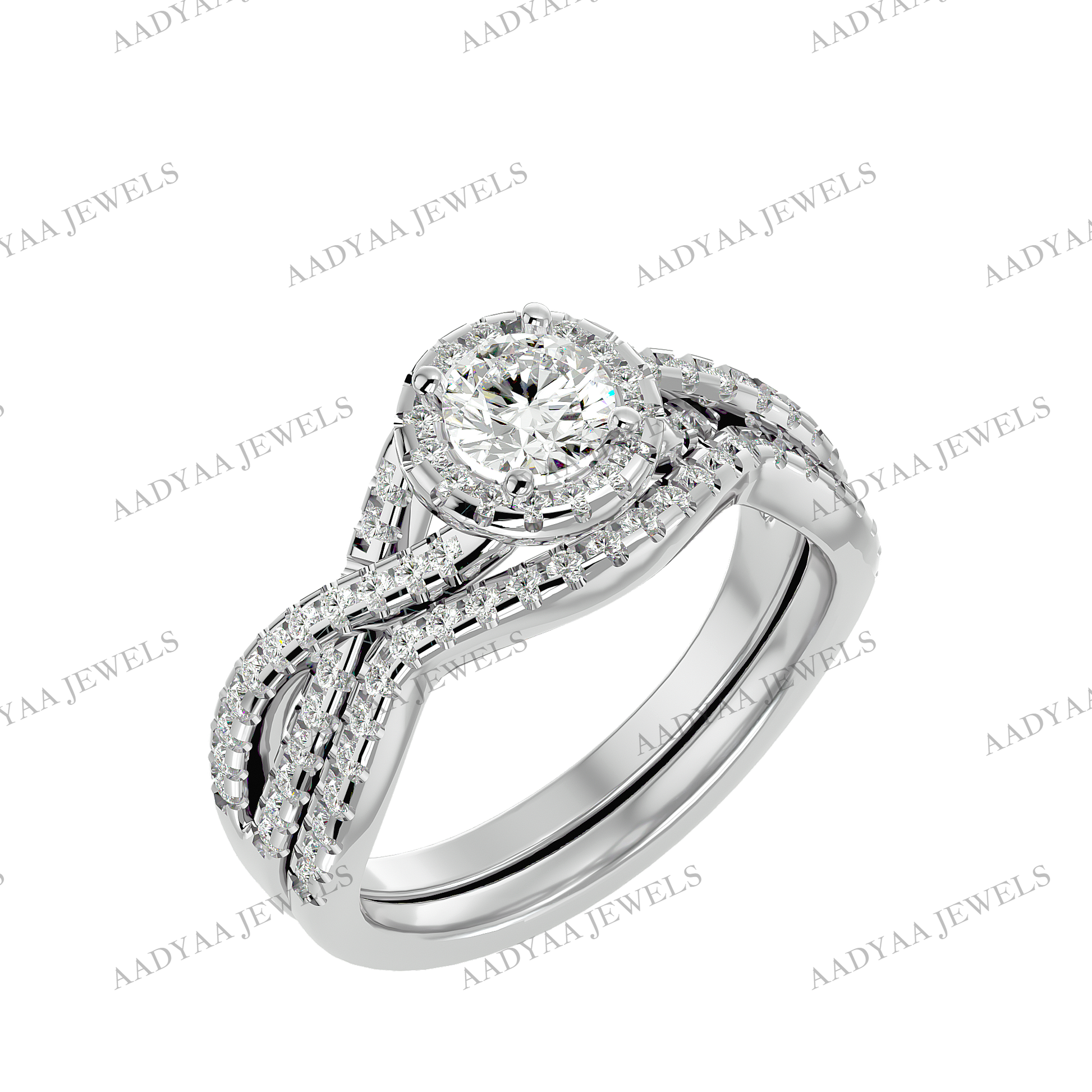 Aurora Diamond  Ring | Aadyaajewels