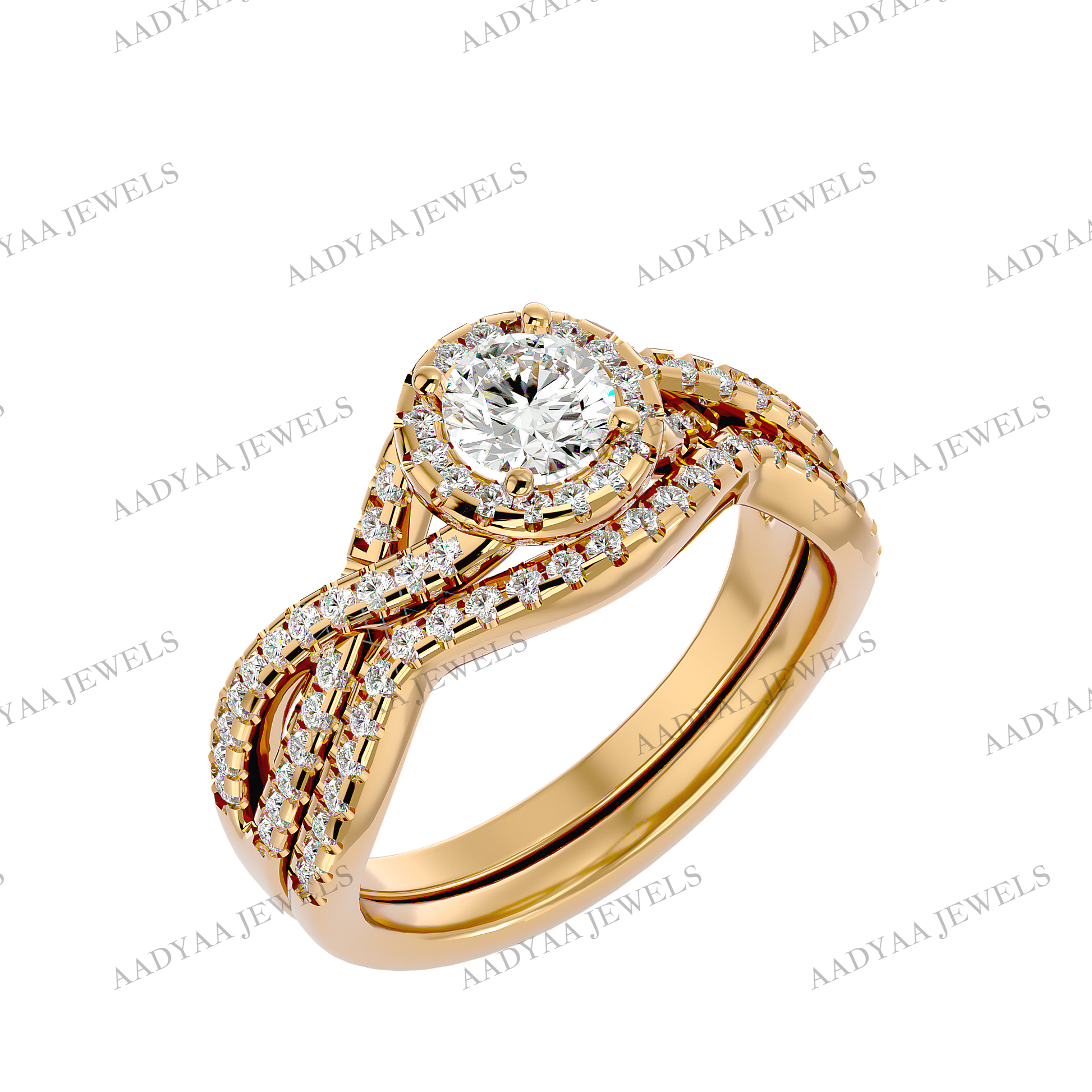 Aurora Diamond  Ring | Aadyaajewels