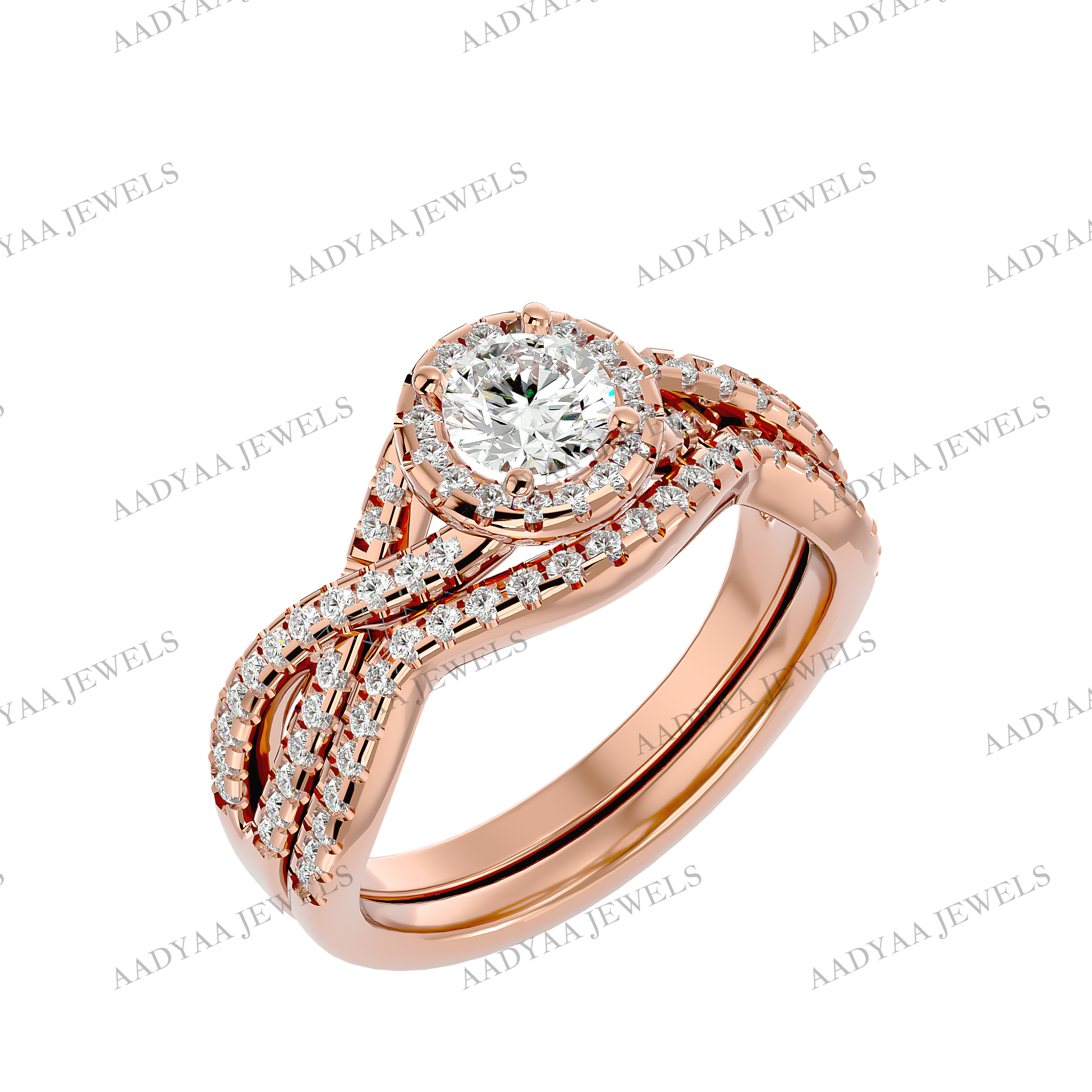 Aurora Diamond  Ring | Aadyaajewels