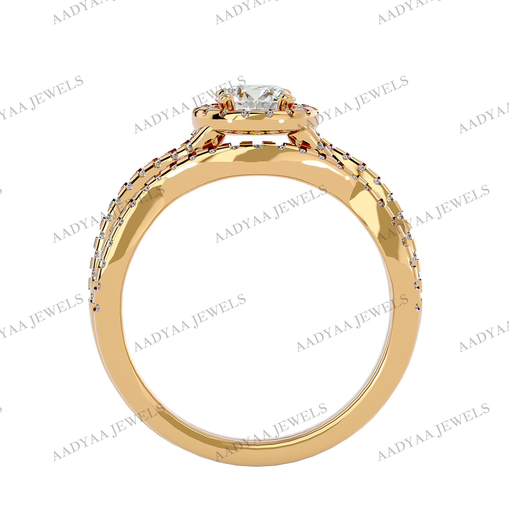 Aurora Diamond  Ring | Aadyaajewels