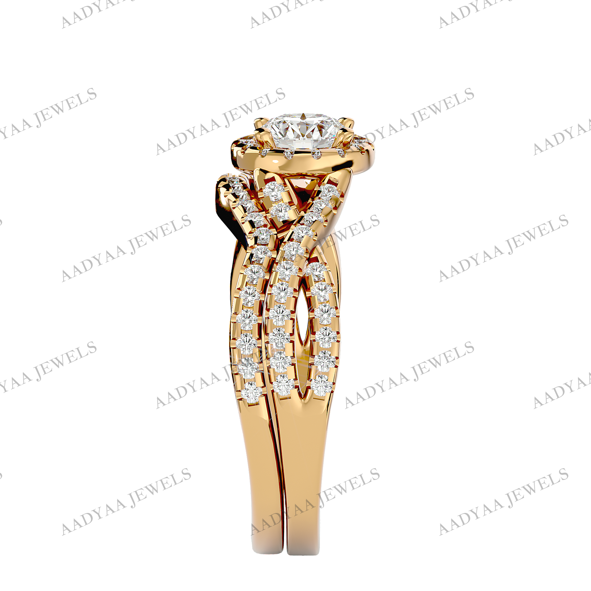 Aurora Diamond  Ring | Aadyaajewels