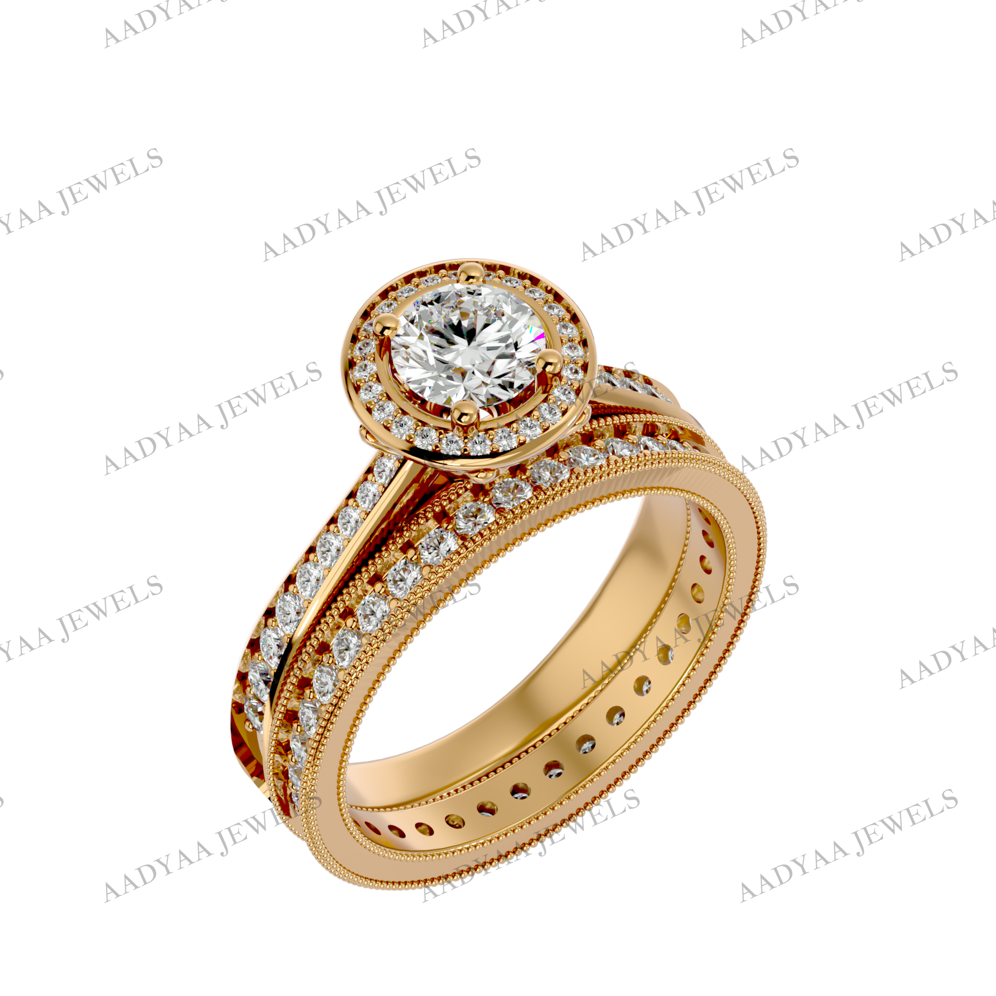 Skylar Diamond  Ring | Aadyaajewels