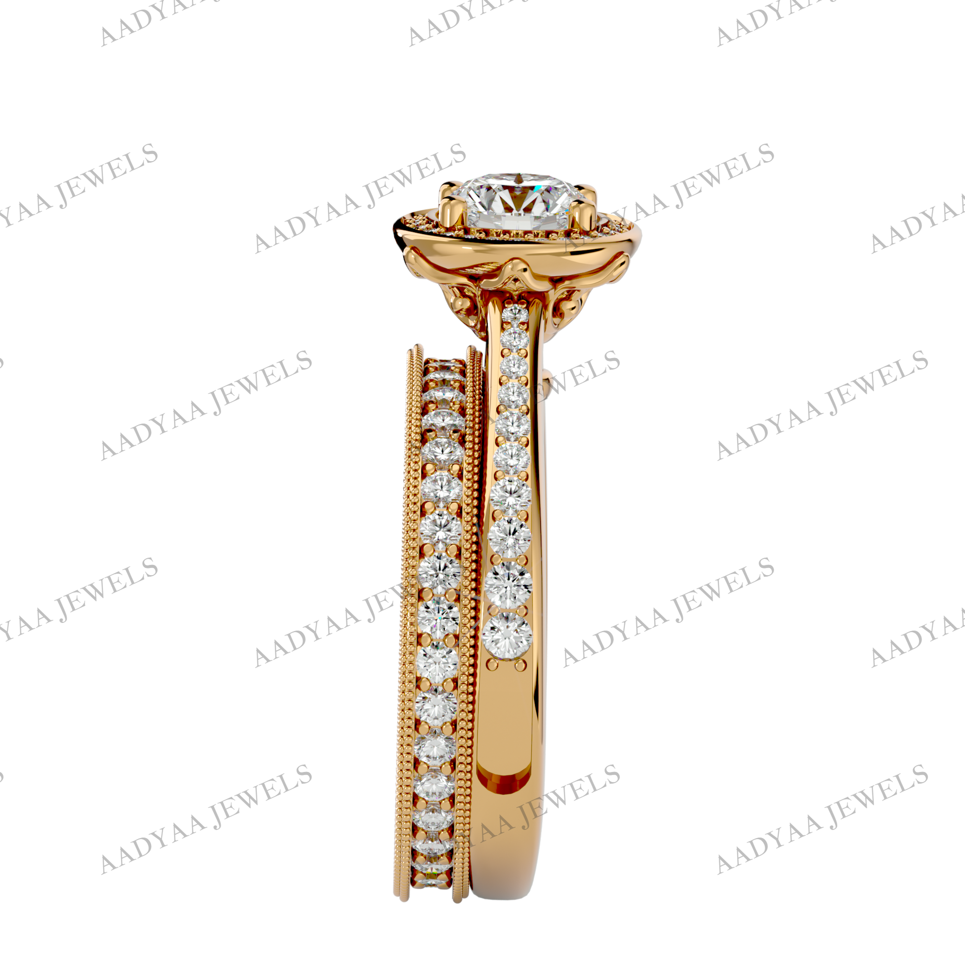 Skylar Diamond  Ring | Aadyaajewels