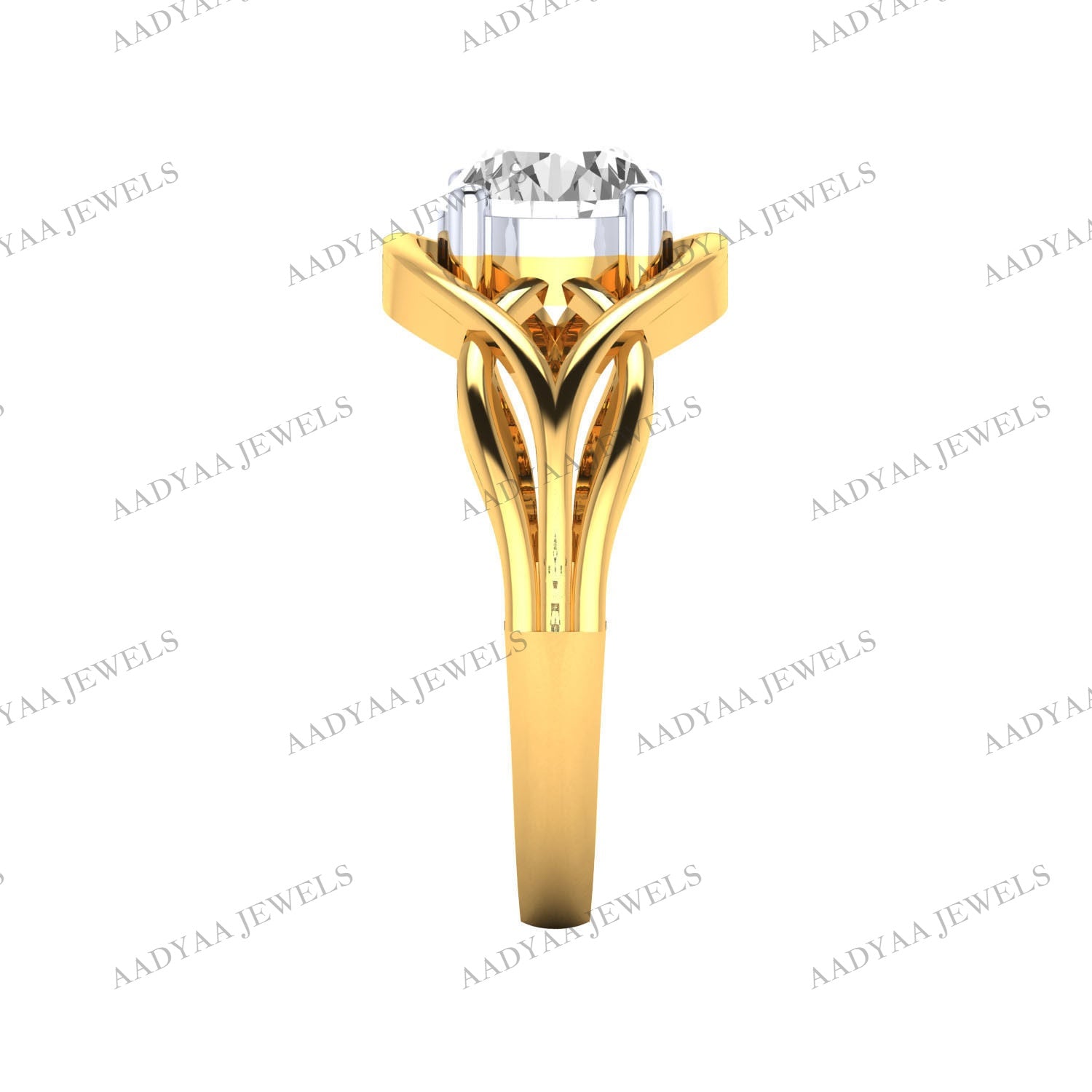 Rivka Diamond Ladies Ring | Aadyaajewels
