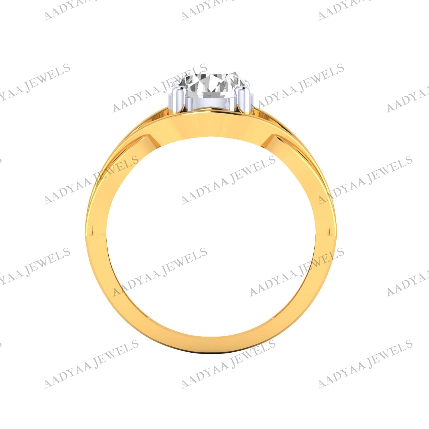 Rivka Diamond Ladies Ring | Aadyaajewels