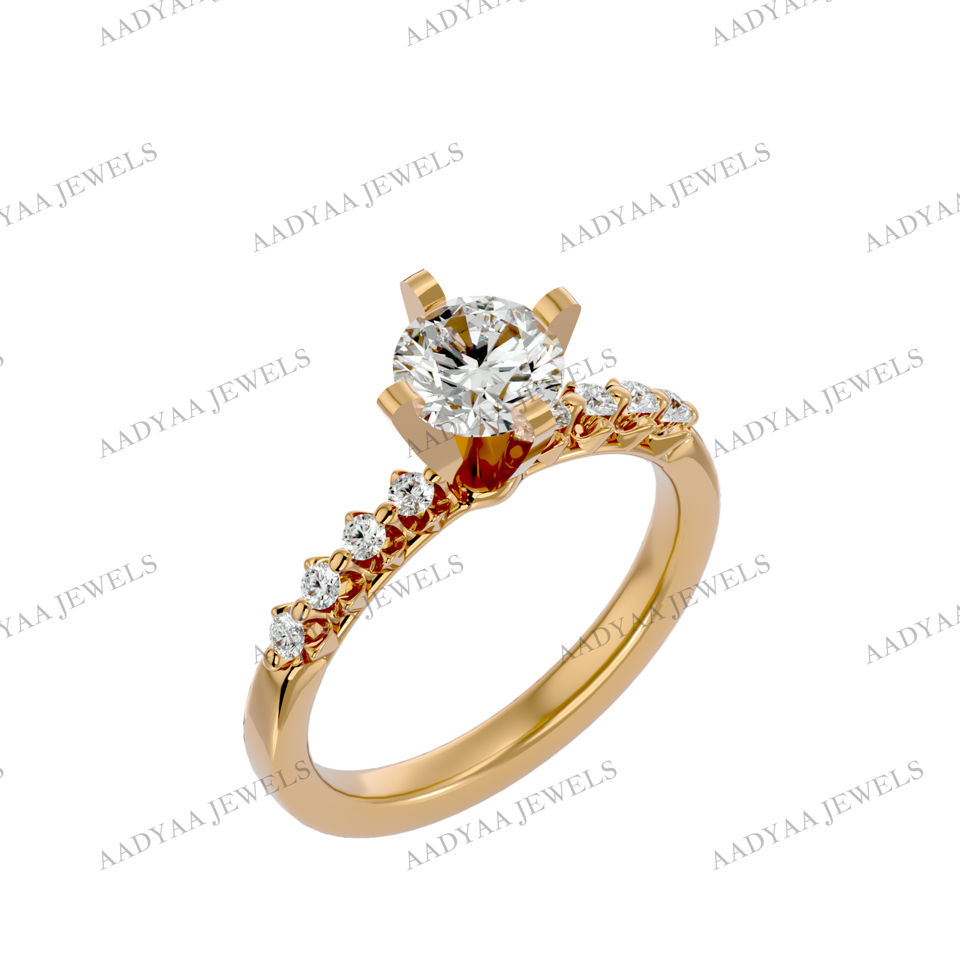 Elsa Diamond Ladies Ring | Aadyaajewels