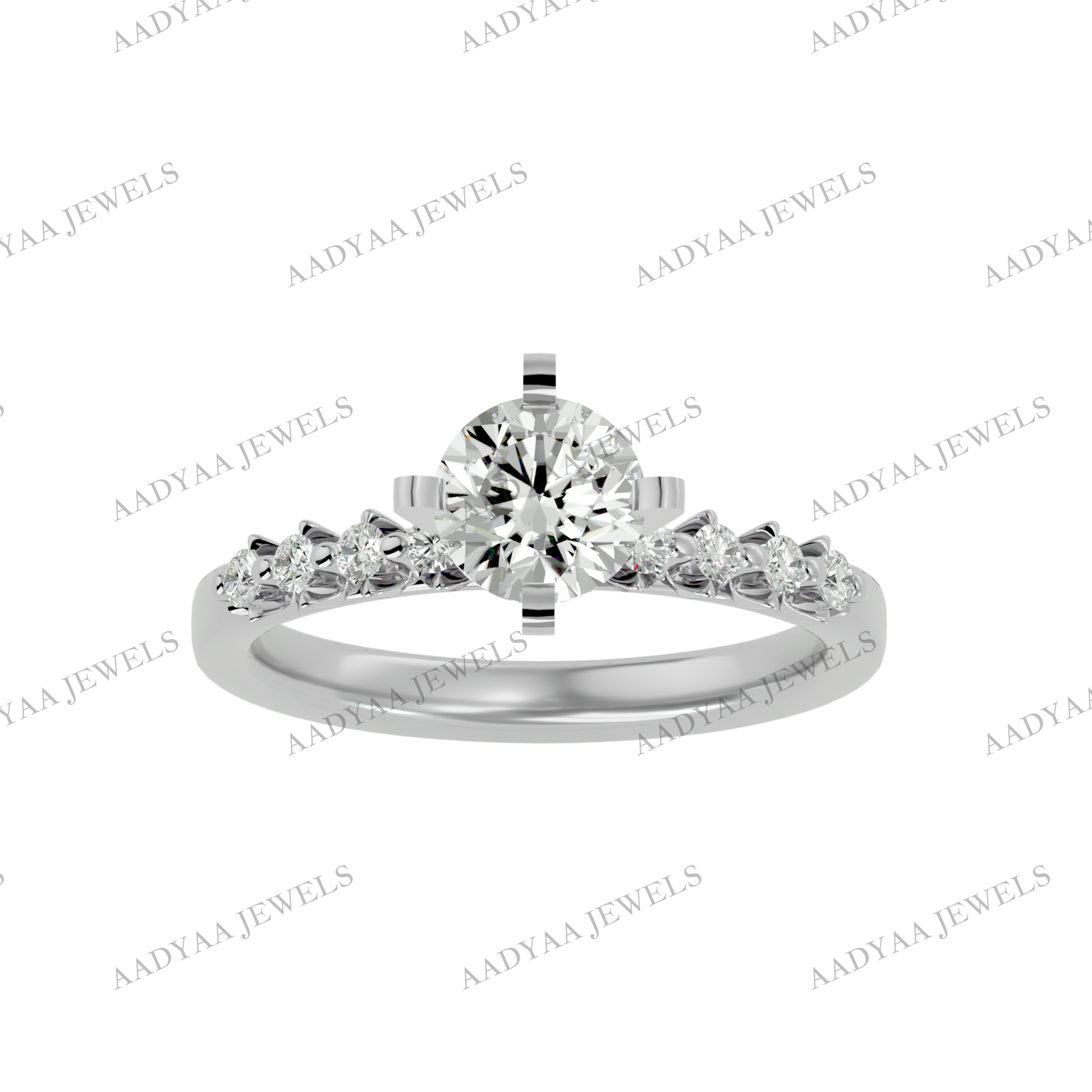 Elsa Diamond Ladies Ring | Aadyaajewels
