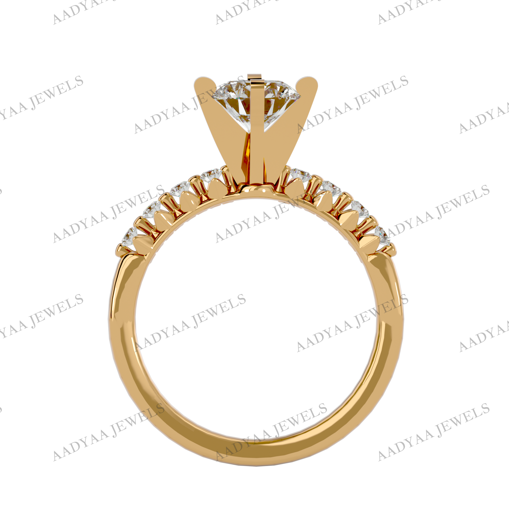 Elsa Diamond Ladies Ring | Aadyaajewels