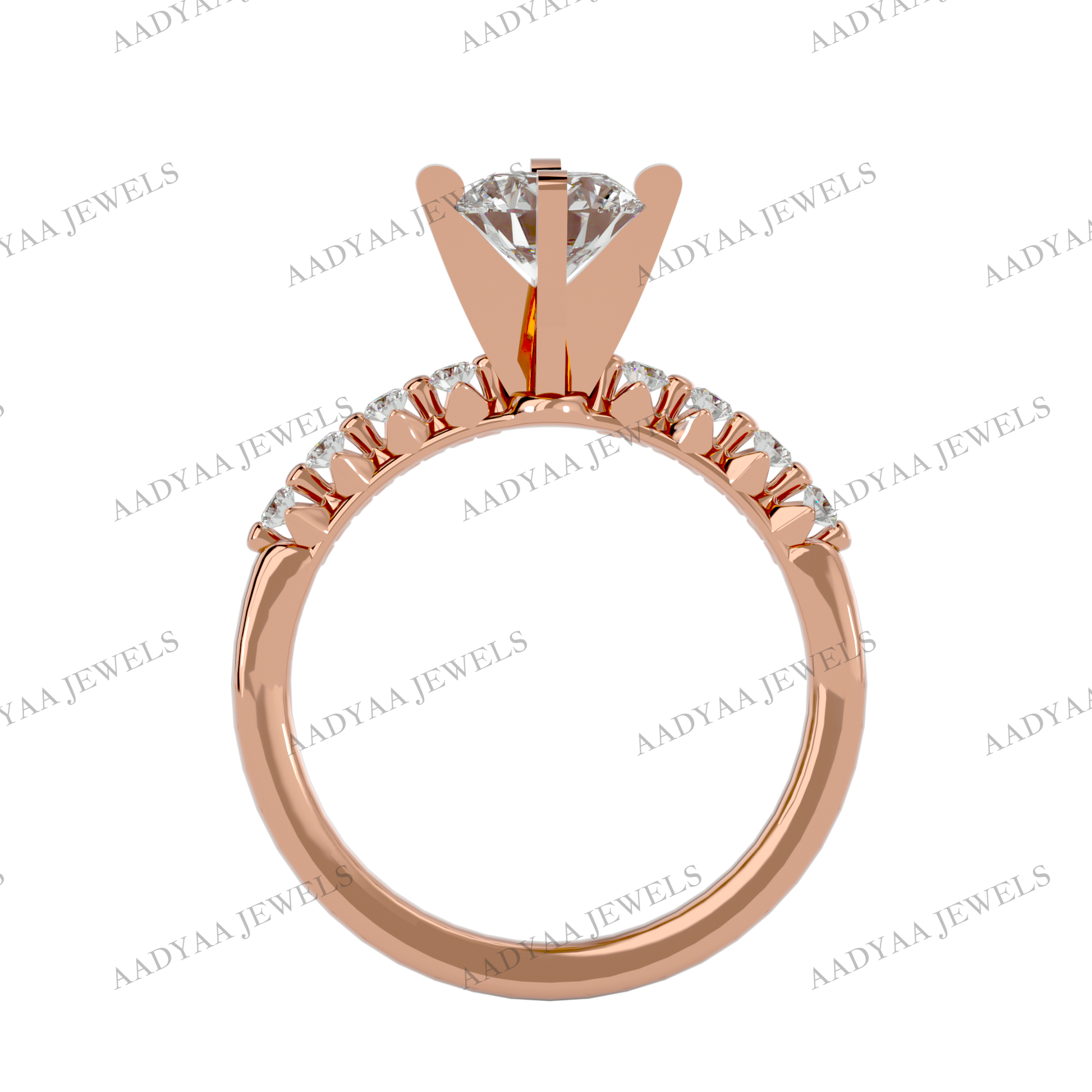Elsa Diamond Ladies Ring | Aadyaajewels