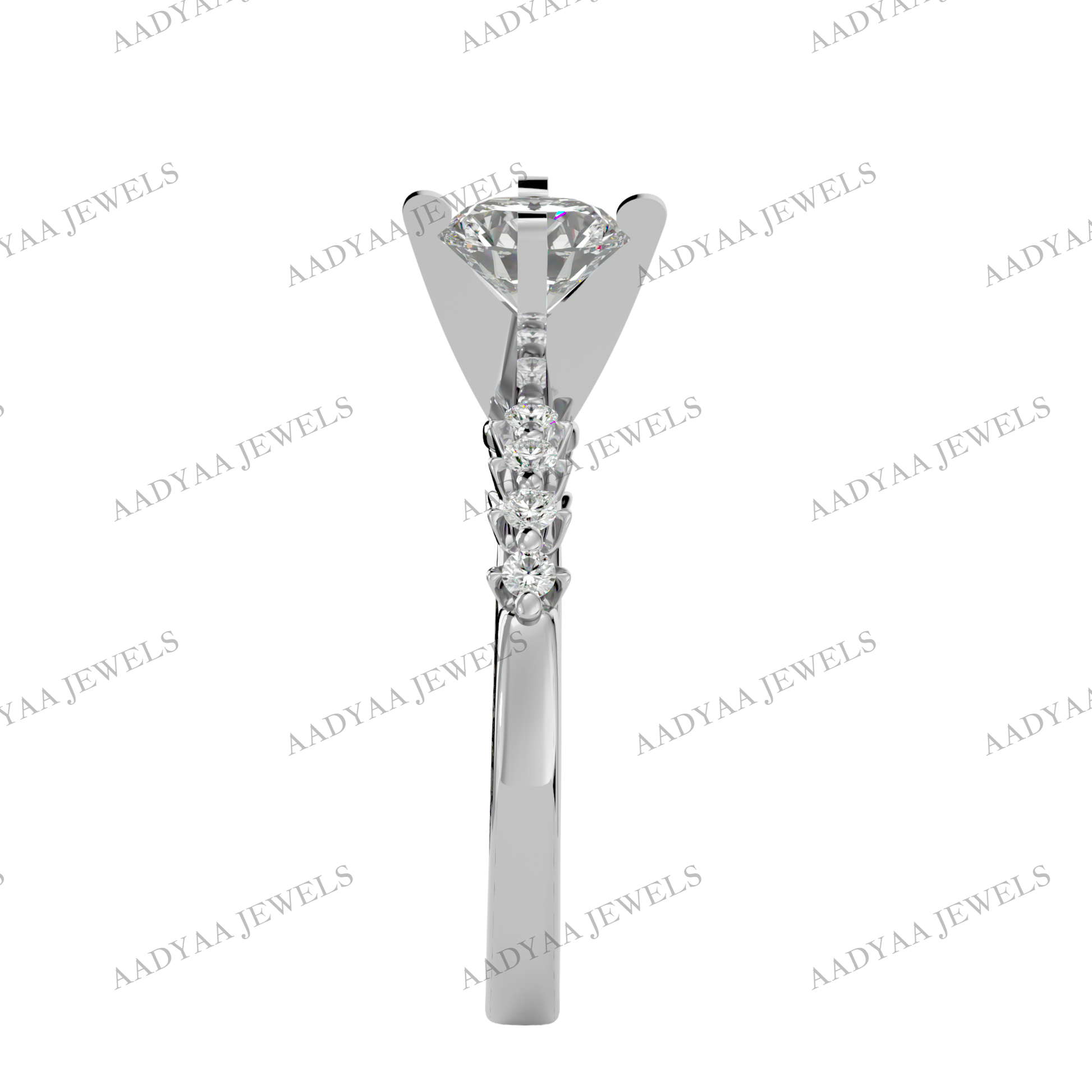 Elsa Diamond Ladies Ring | Aadyaajewels