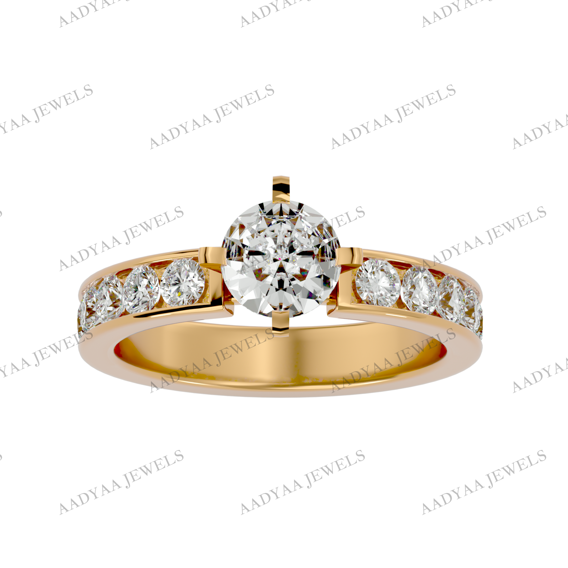 Lisa Diamond Ladies Ring | Aadyaajewels