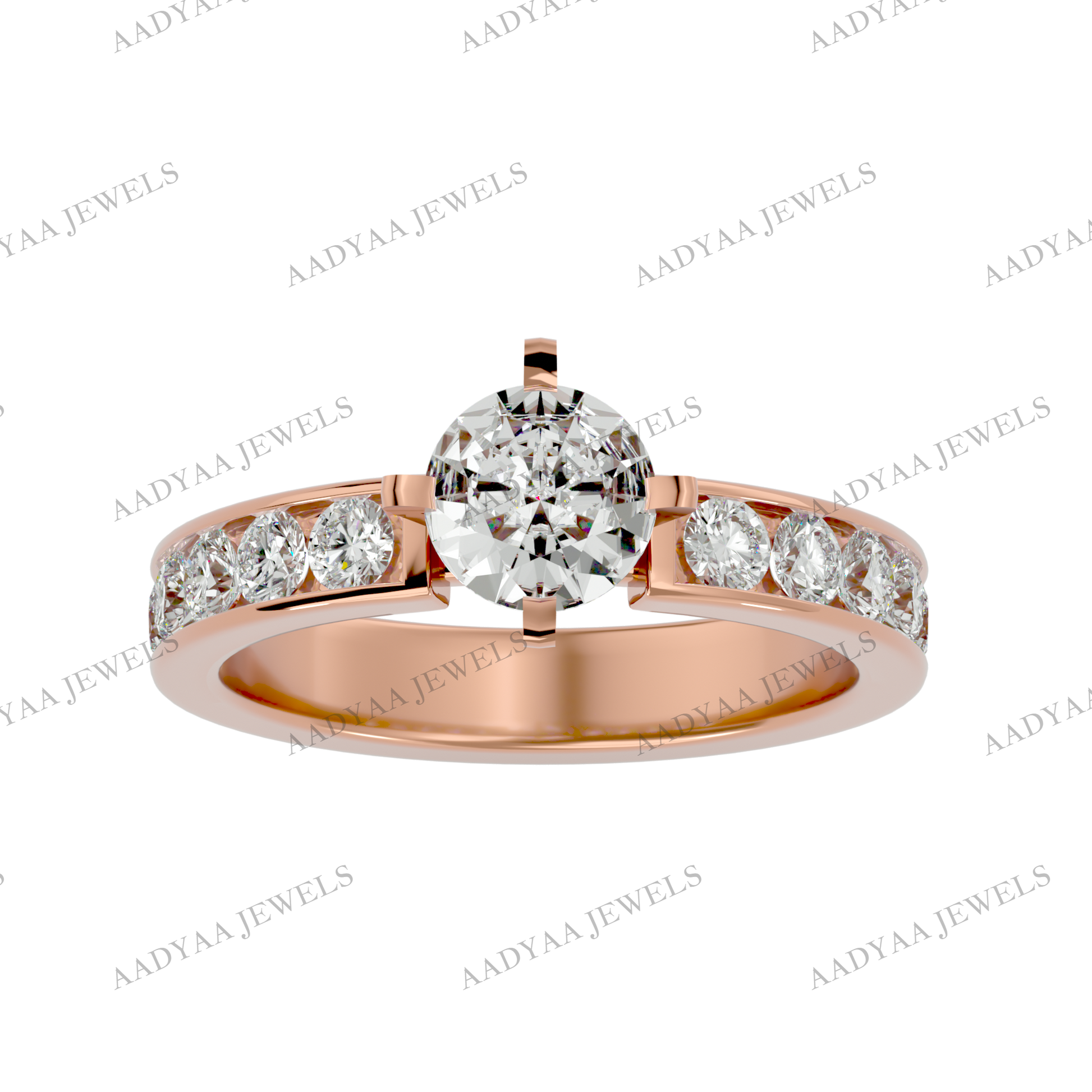 Lisa Diamond Ladies Ring | Aadyaajewels