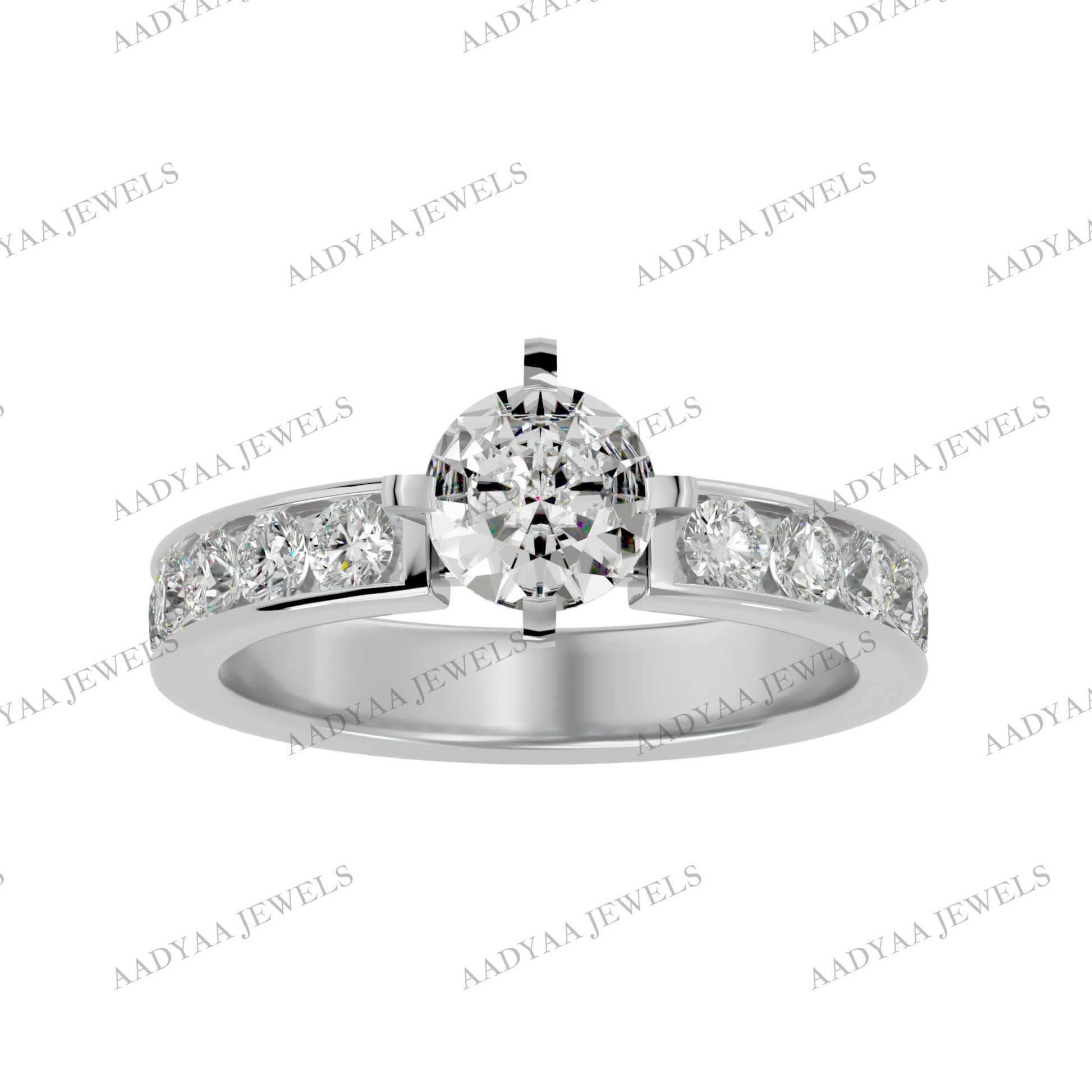 Lisa Diamond Ladies Ring | Aadyaajewels