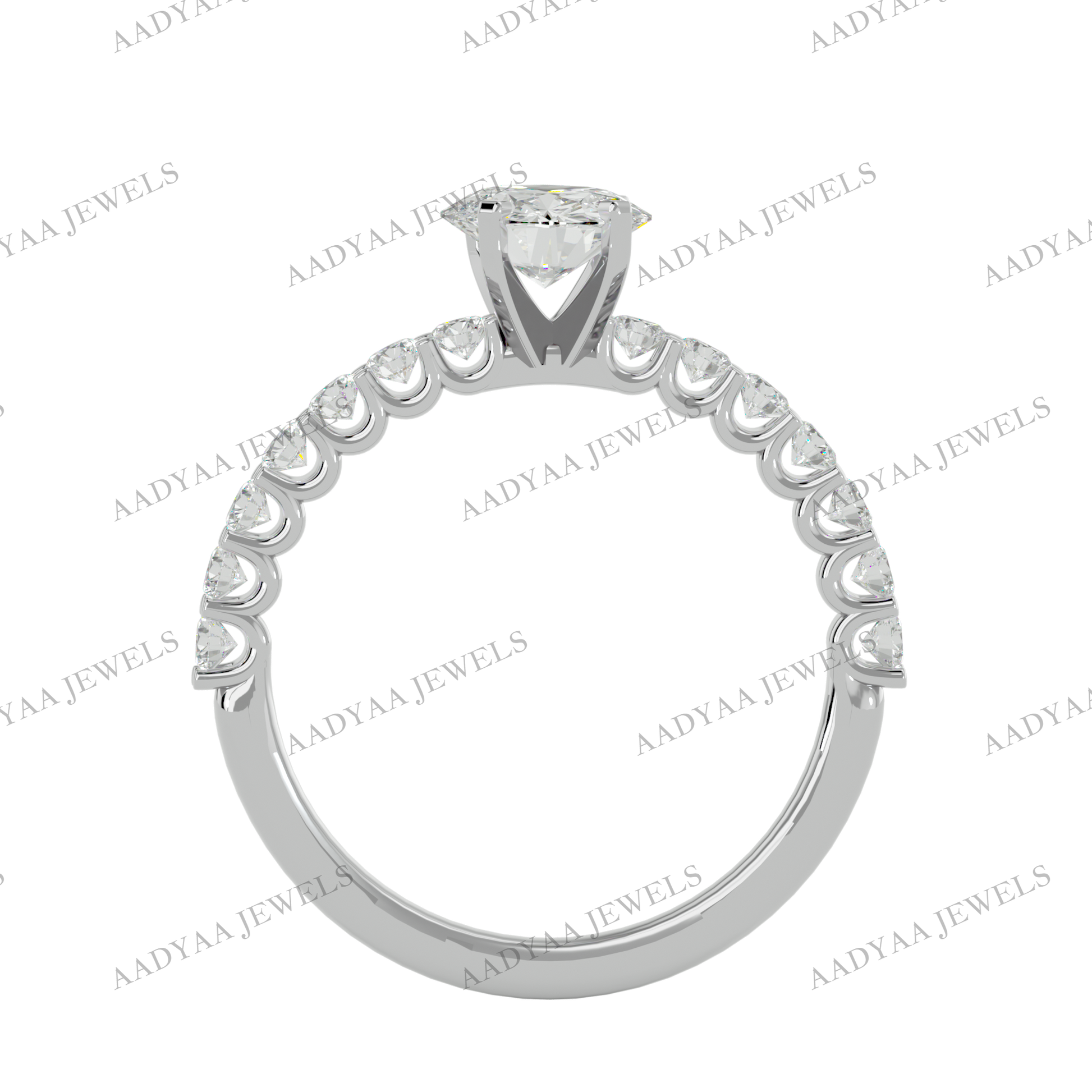 Arlette Diamond Ladies Ring | Aadyaajewels