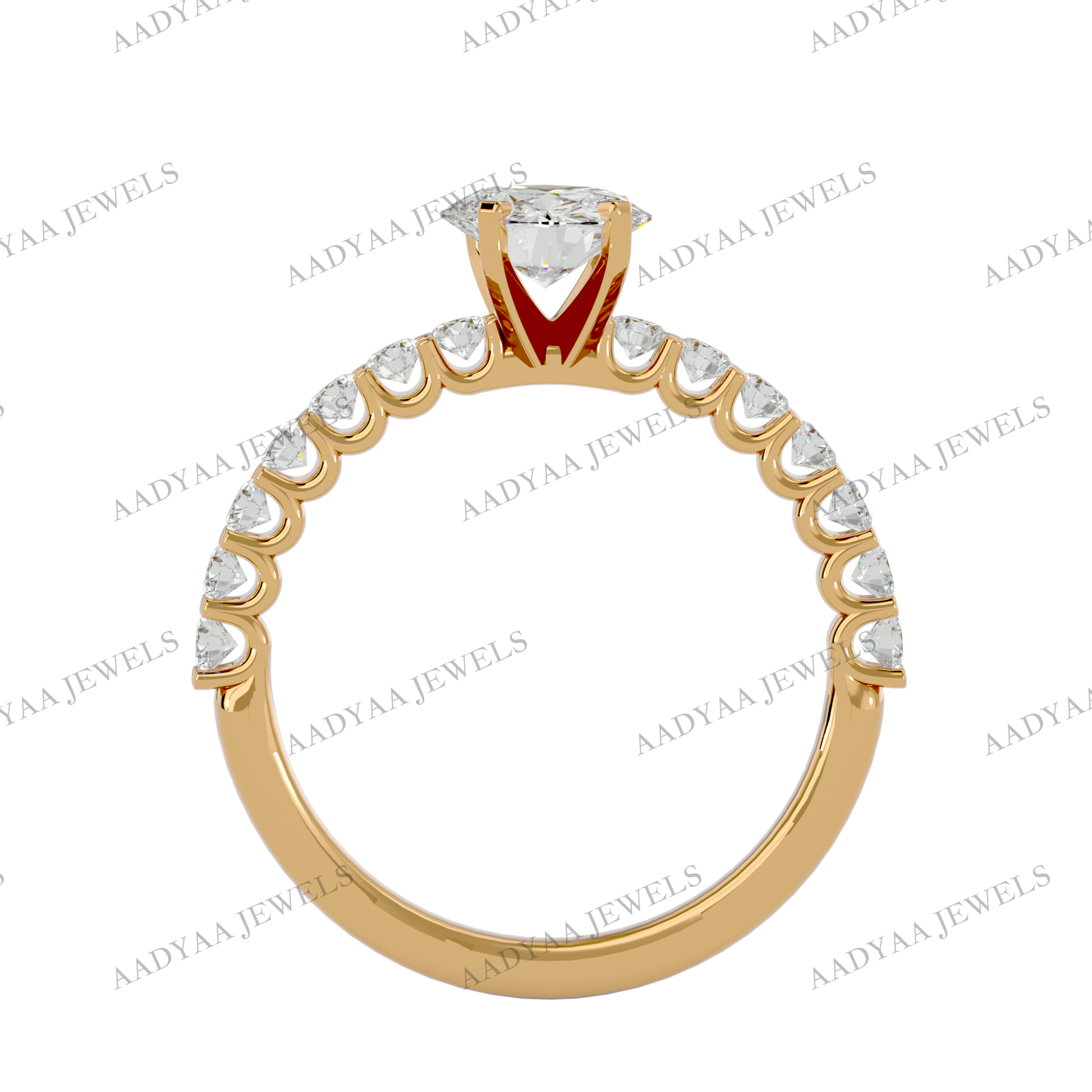 Arlette Diamond Ladies Ring | Aadyaajewels