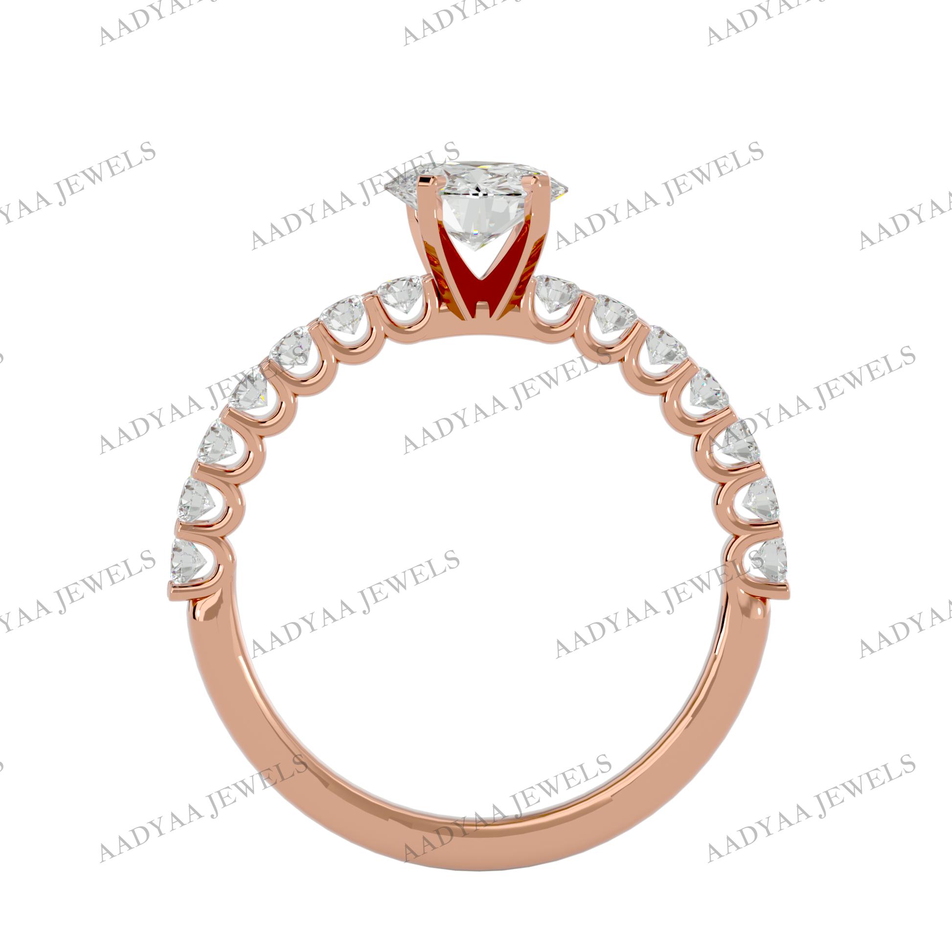 Arlette Diamond Ladies Ring | Aadyaajewels