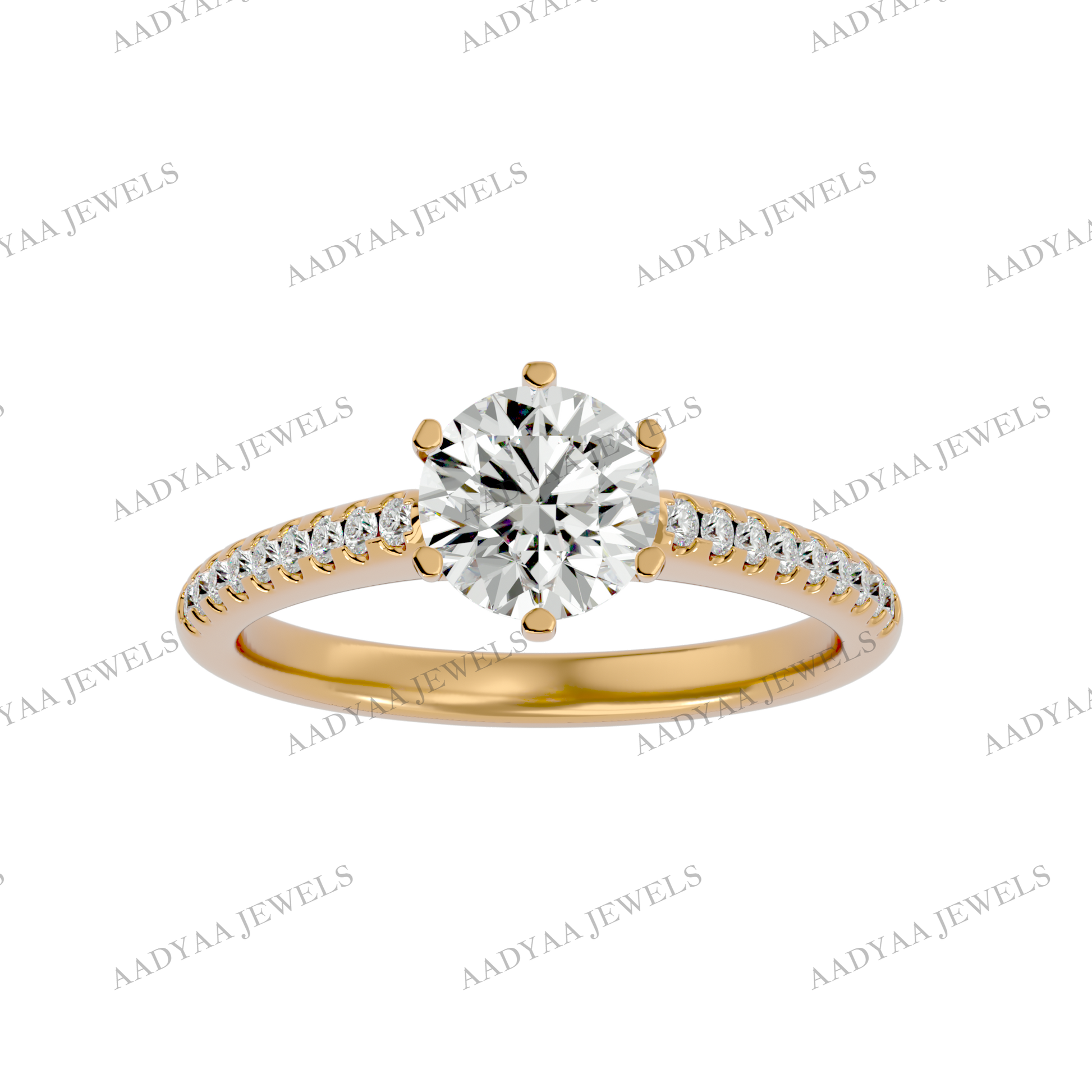 Kathleen Diamond Ladies Ring | Aadyaajewels