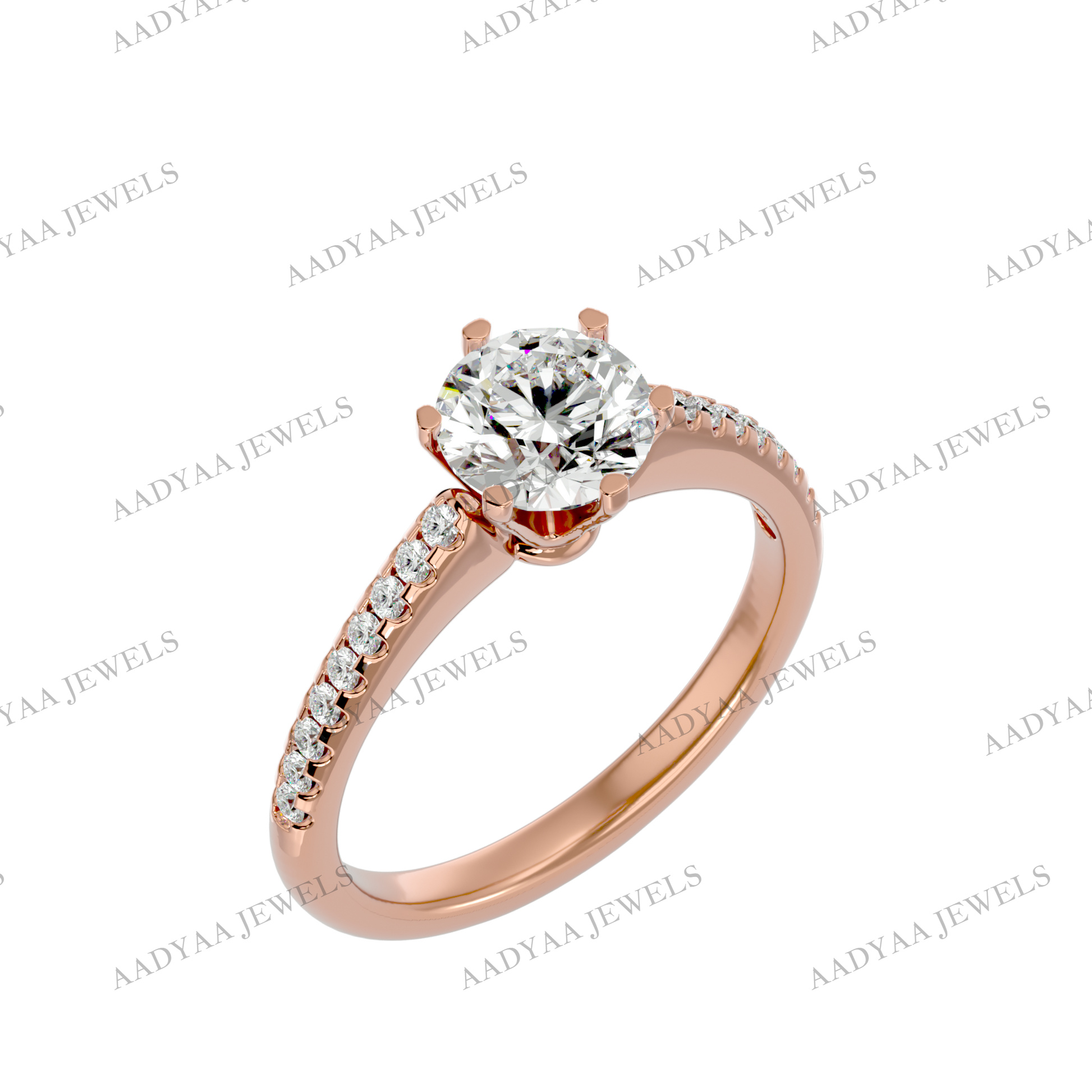 Kathleen Diamond Ladies Ring | Aadyaajewels