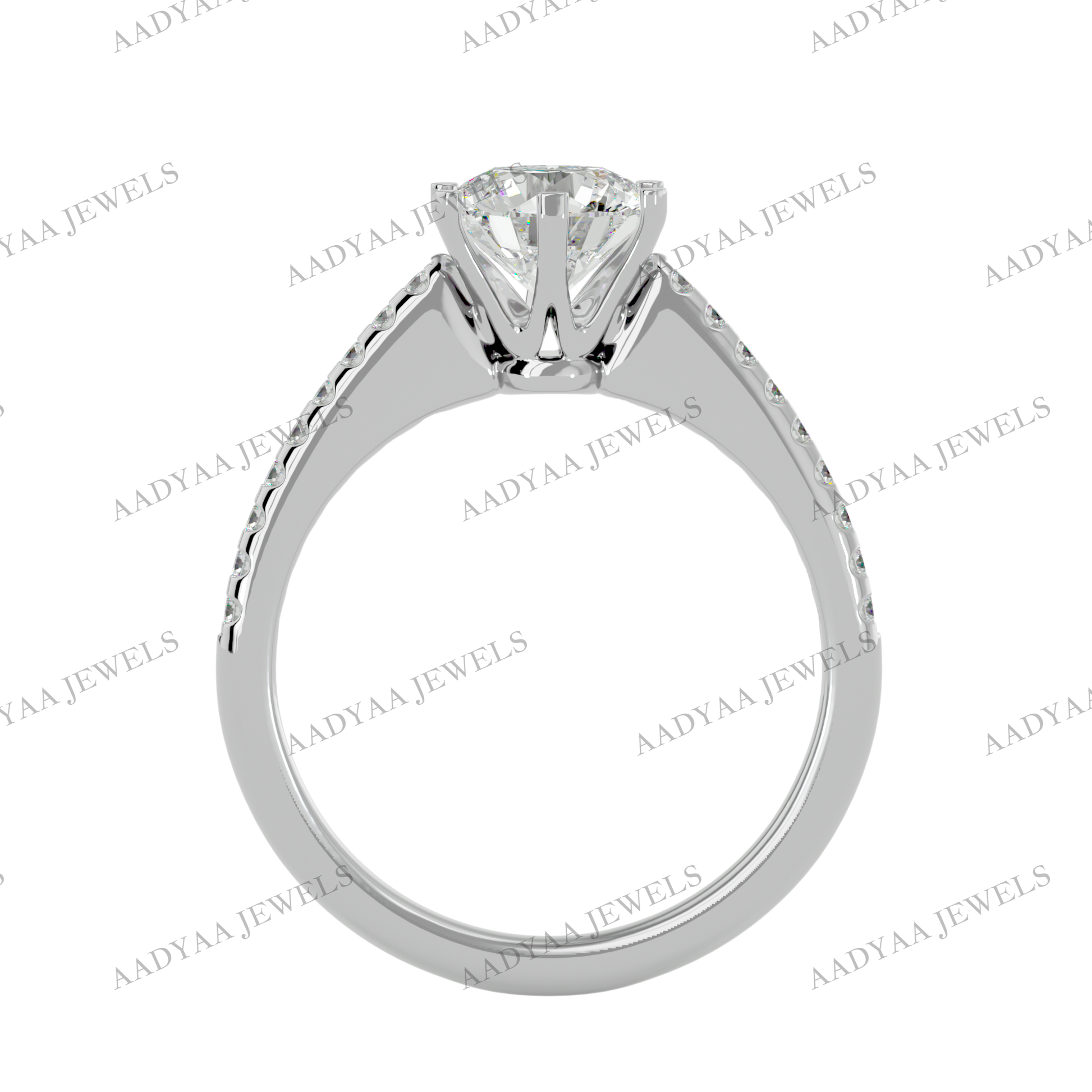 Kathleen Diamond Ladies Ring | Aadyaajewels