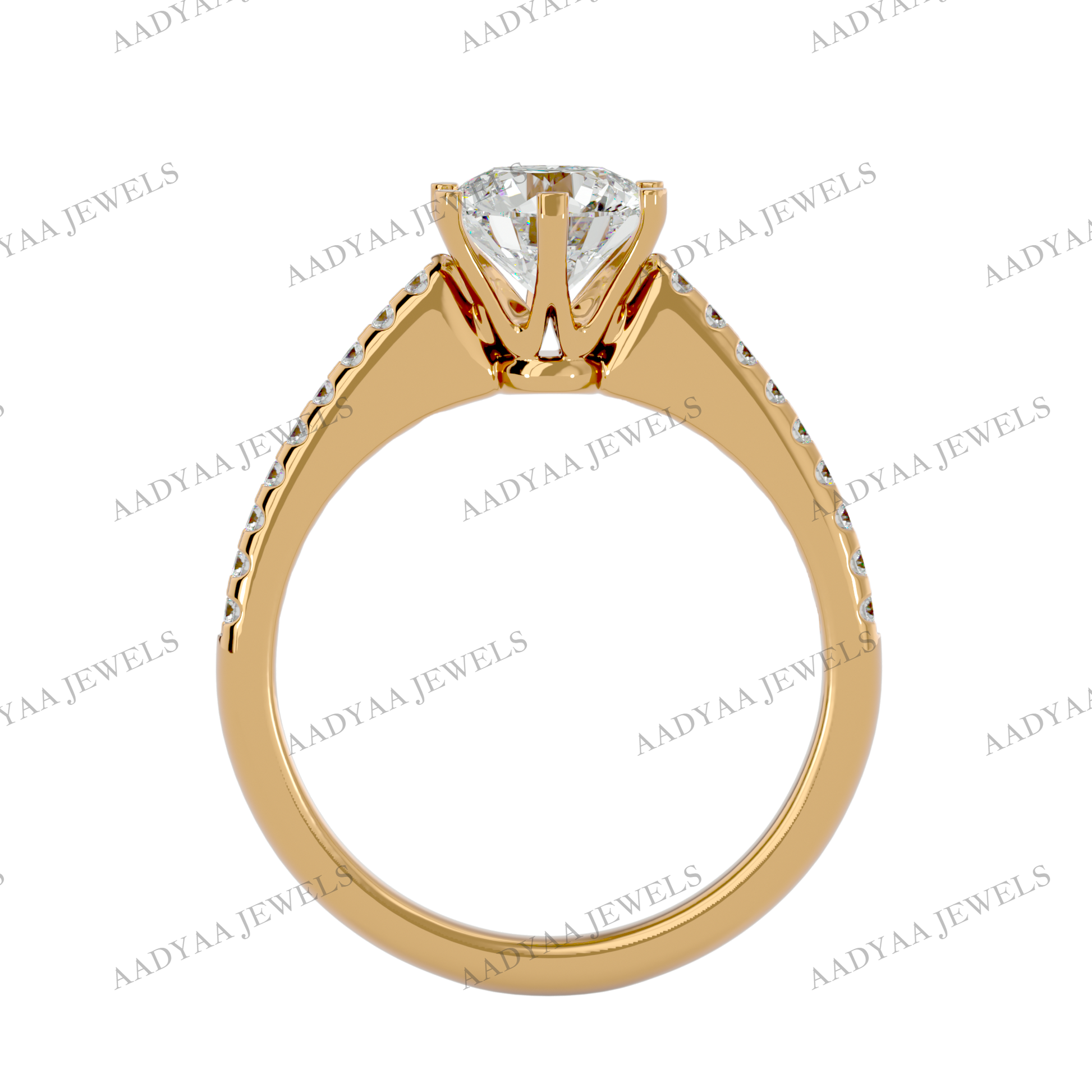 Kathleen Diamond Ladies Ring | Aadyaajewels