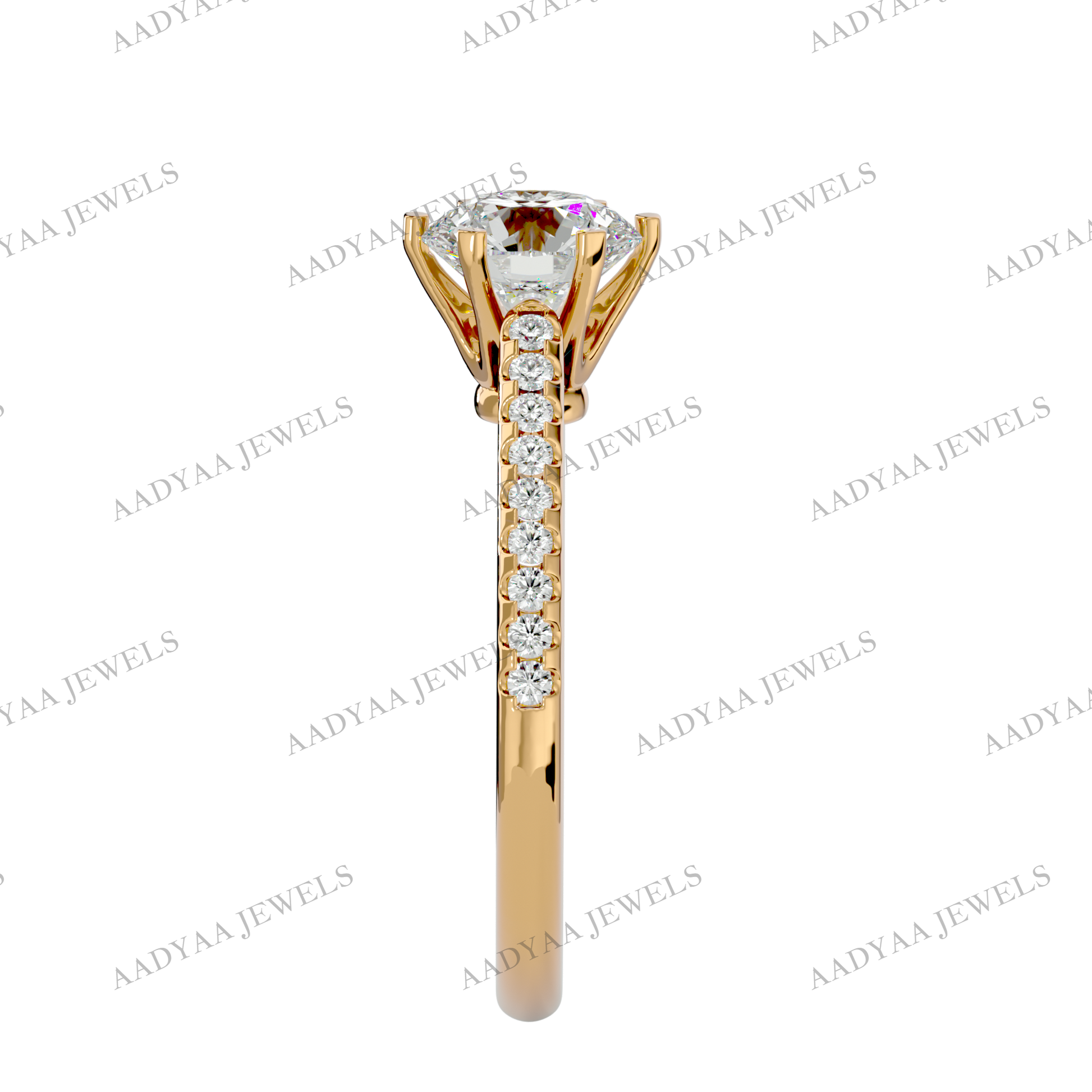 Kathleen Diamond Ladies Ring | Aadyaajewels