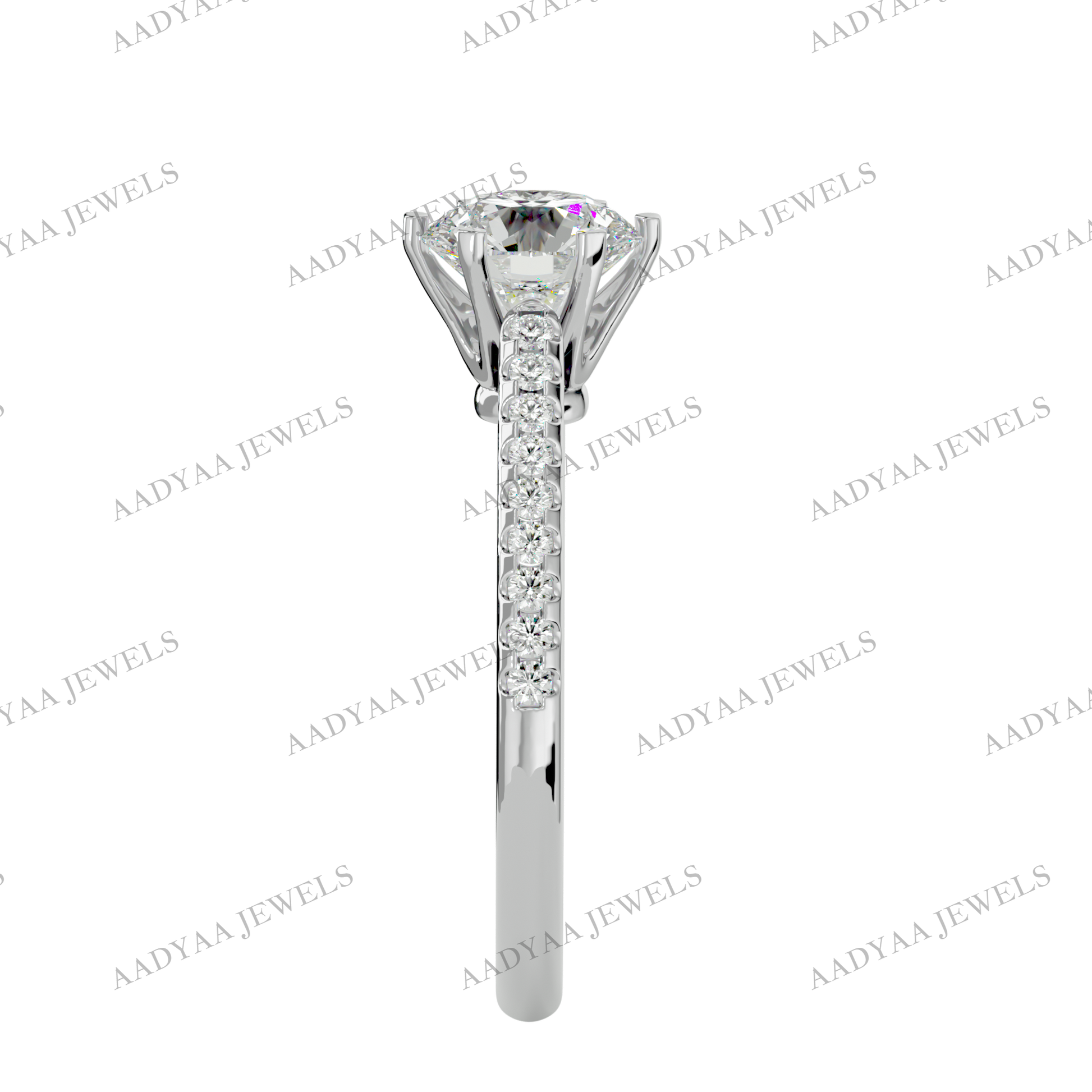 Kathleen Diamond Ladies Ring | Aadyaajewels