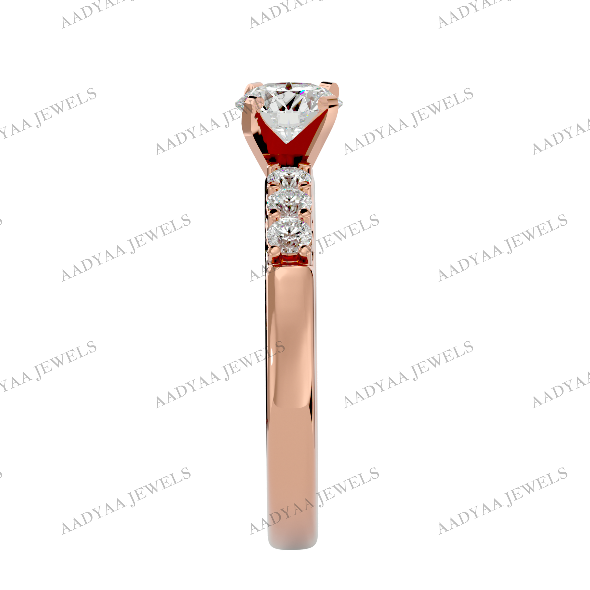 Halle Diamond Ladies Ring | Aadyaajewels