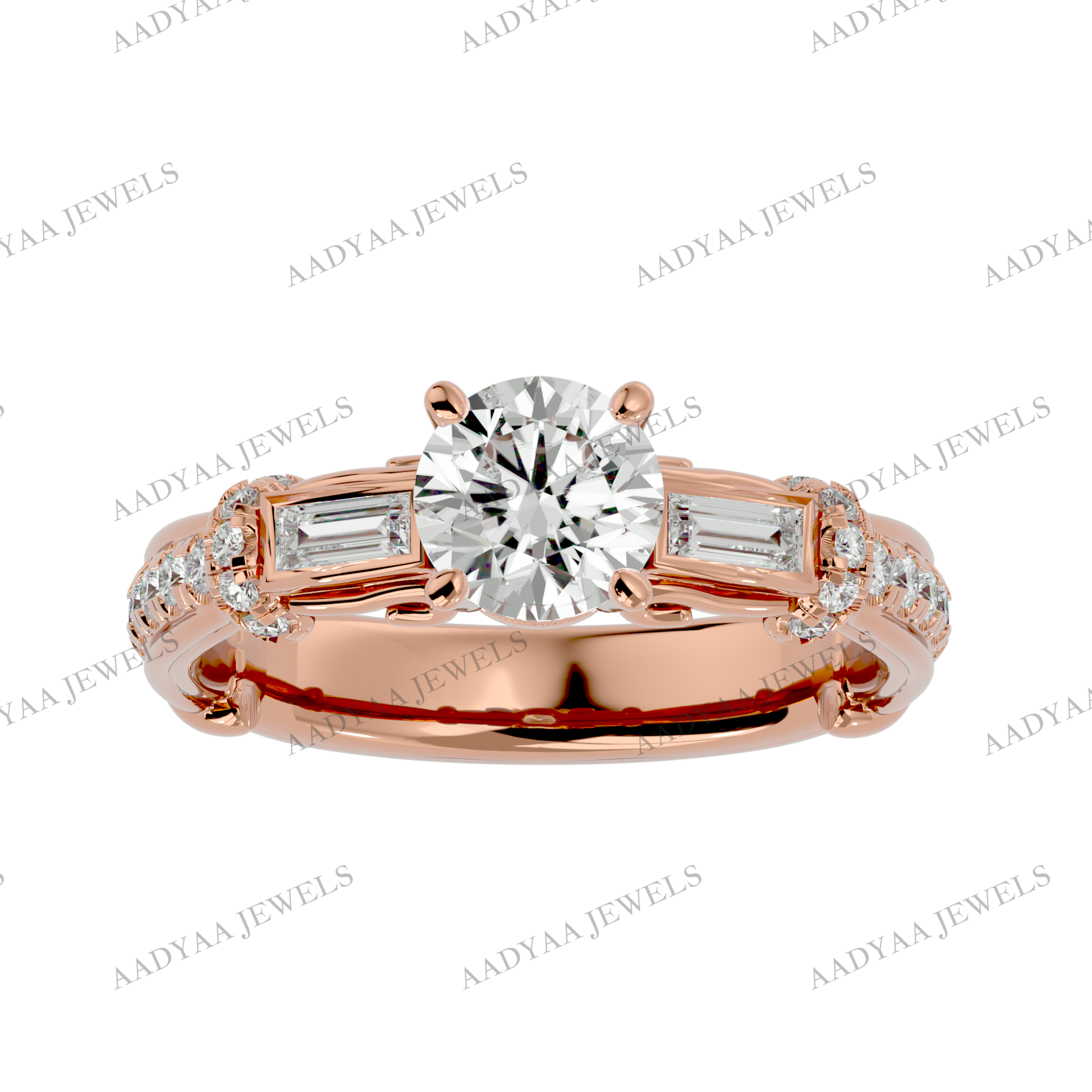 Sylvie Diamond Ladies Ring | Aadyaajewels