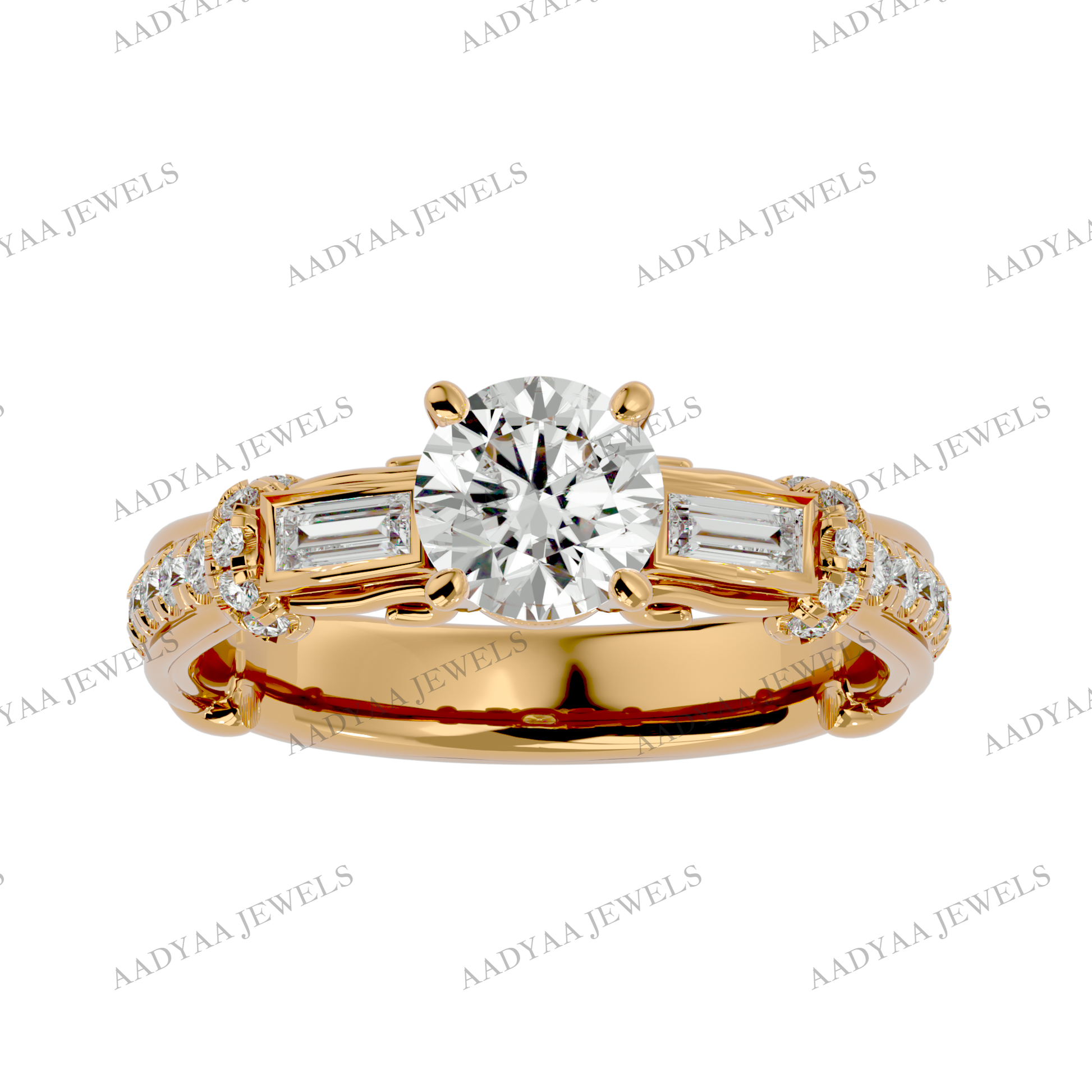 Sylvie Diamond Ladies Ring | Aadyaajewels