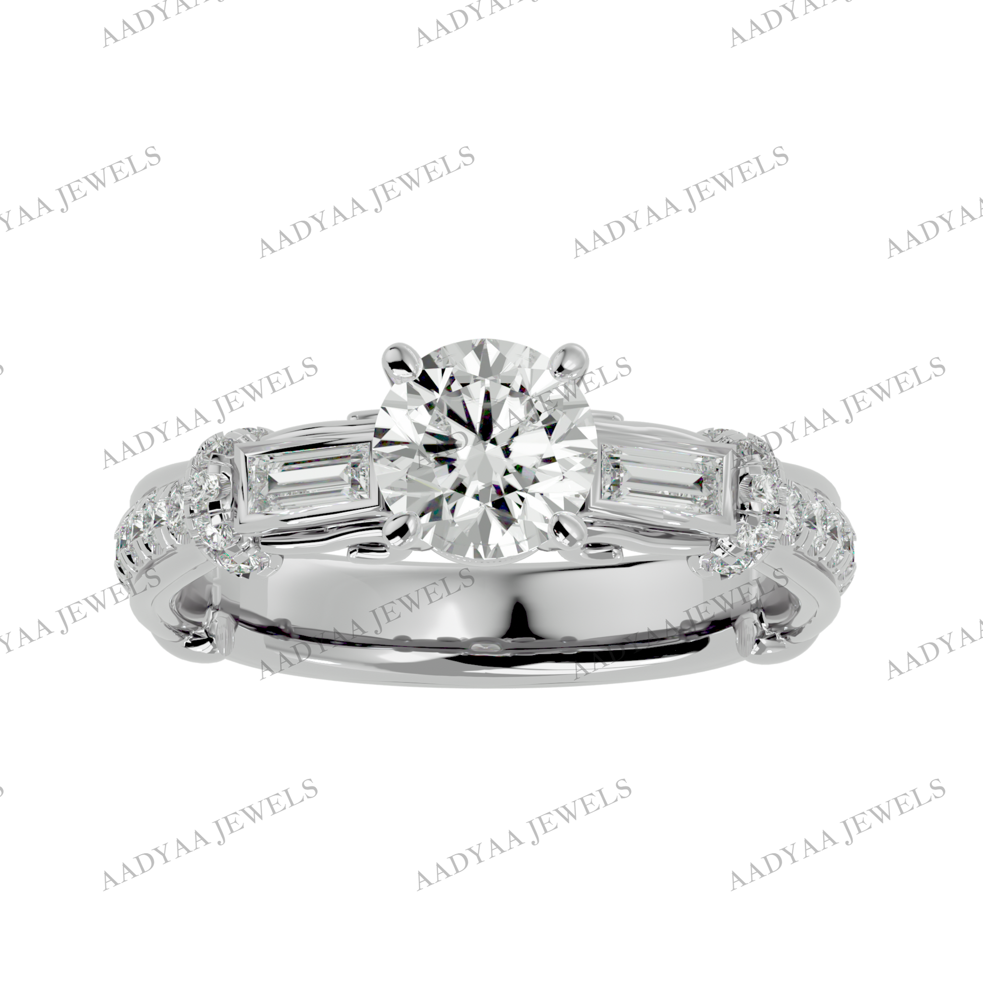 Sylvie Diamond Ladies Ring | Aadyaajewels