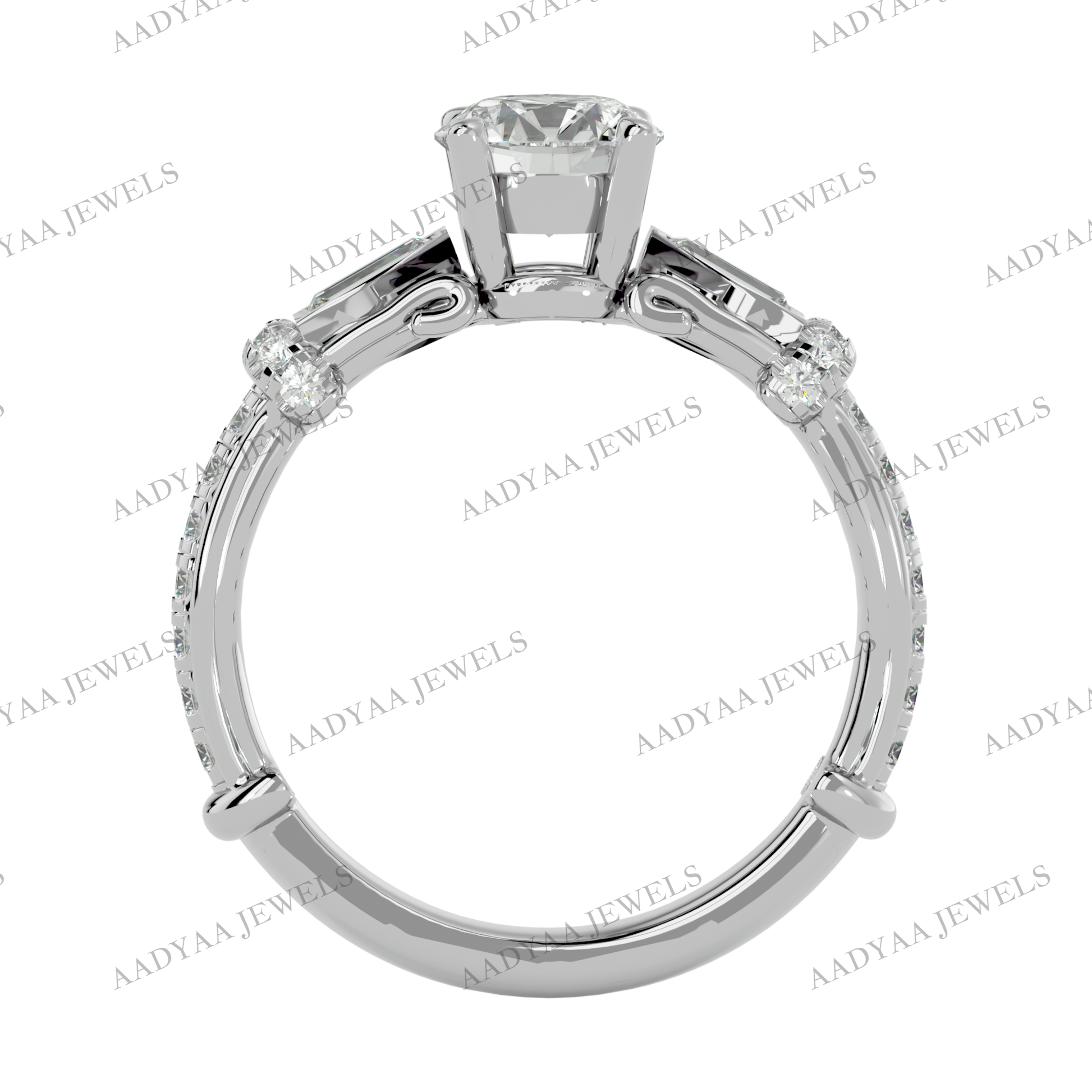 Sylvie Diamond Ladies Ring | Aadyaajewels