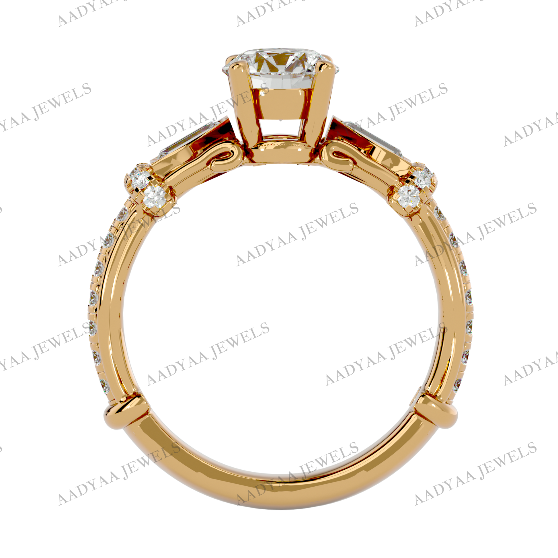 Sylvie Diamond Ladies Ring | Aadyaajewels