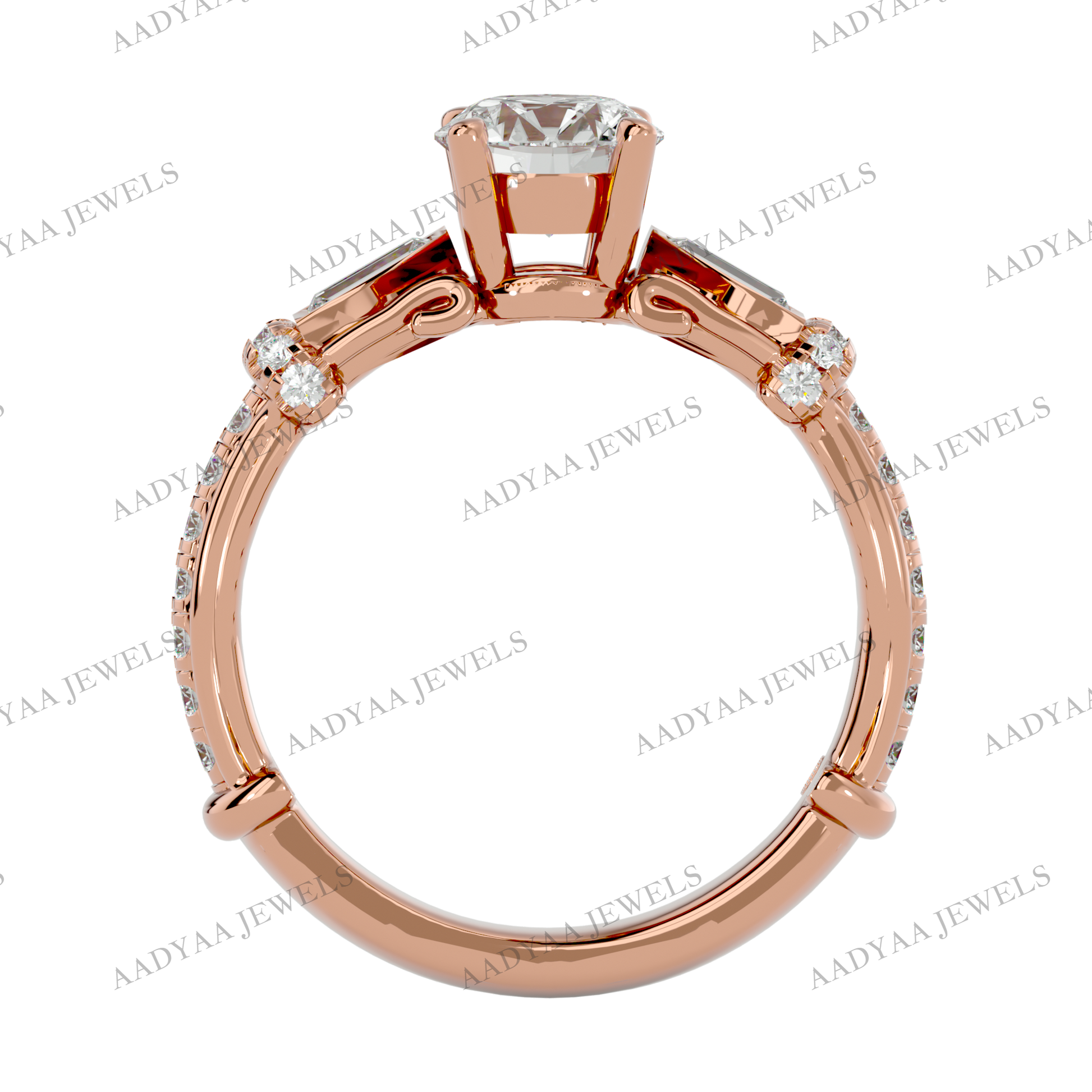 Sylvie Diamond Ladies Ring | Aadyaajewels
