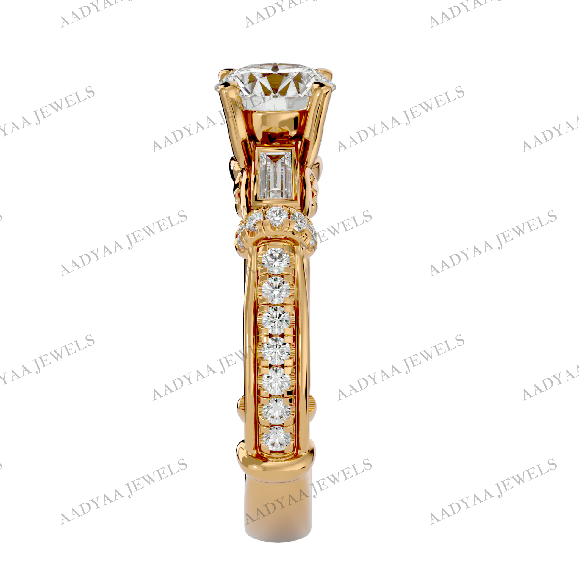 Sylvie Diamond Ladies Ring | Aadyaajewels