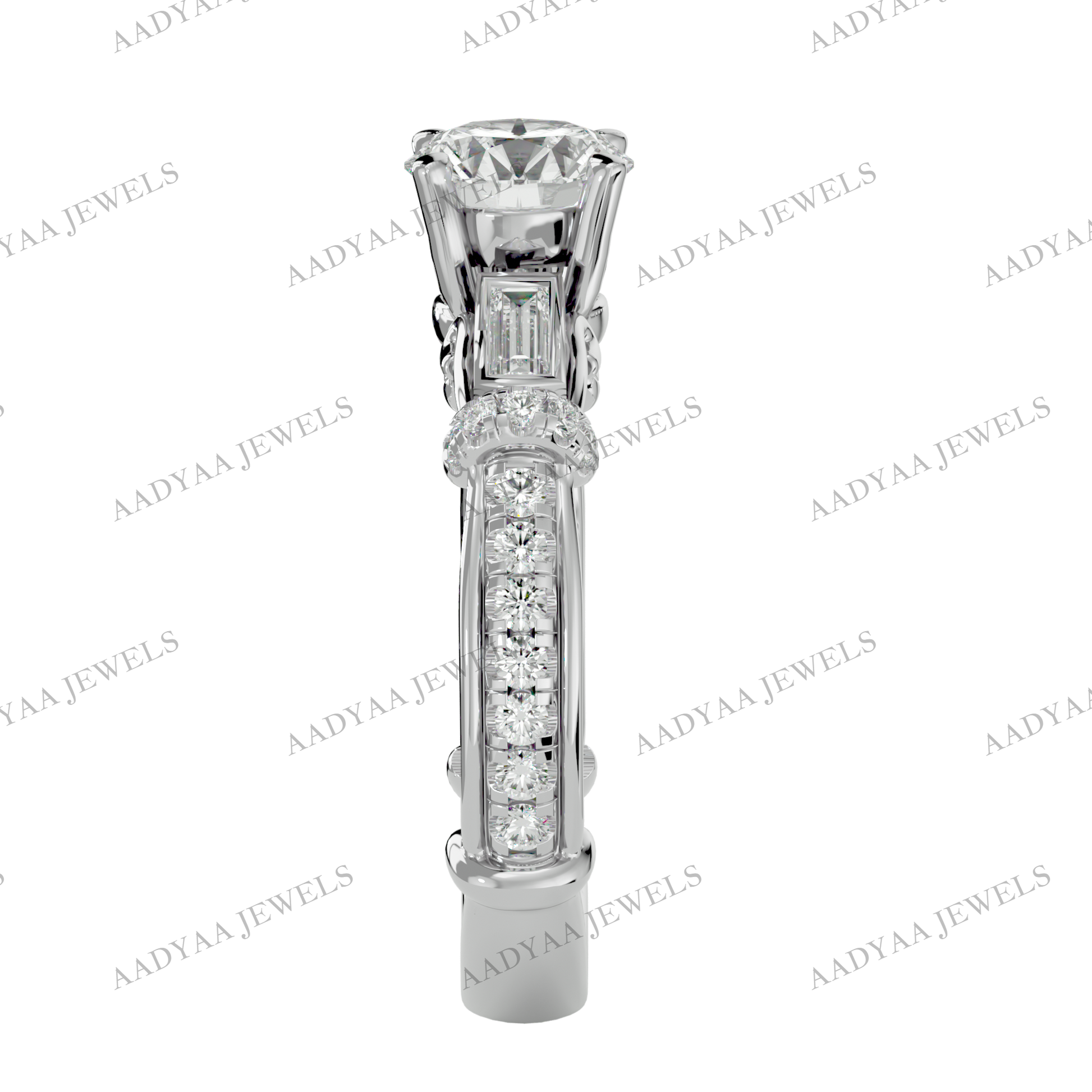 Sylvie Diamond Ladies Ring | Aadyaajewels