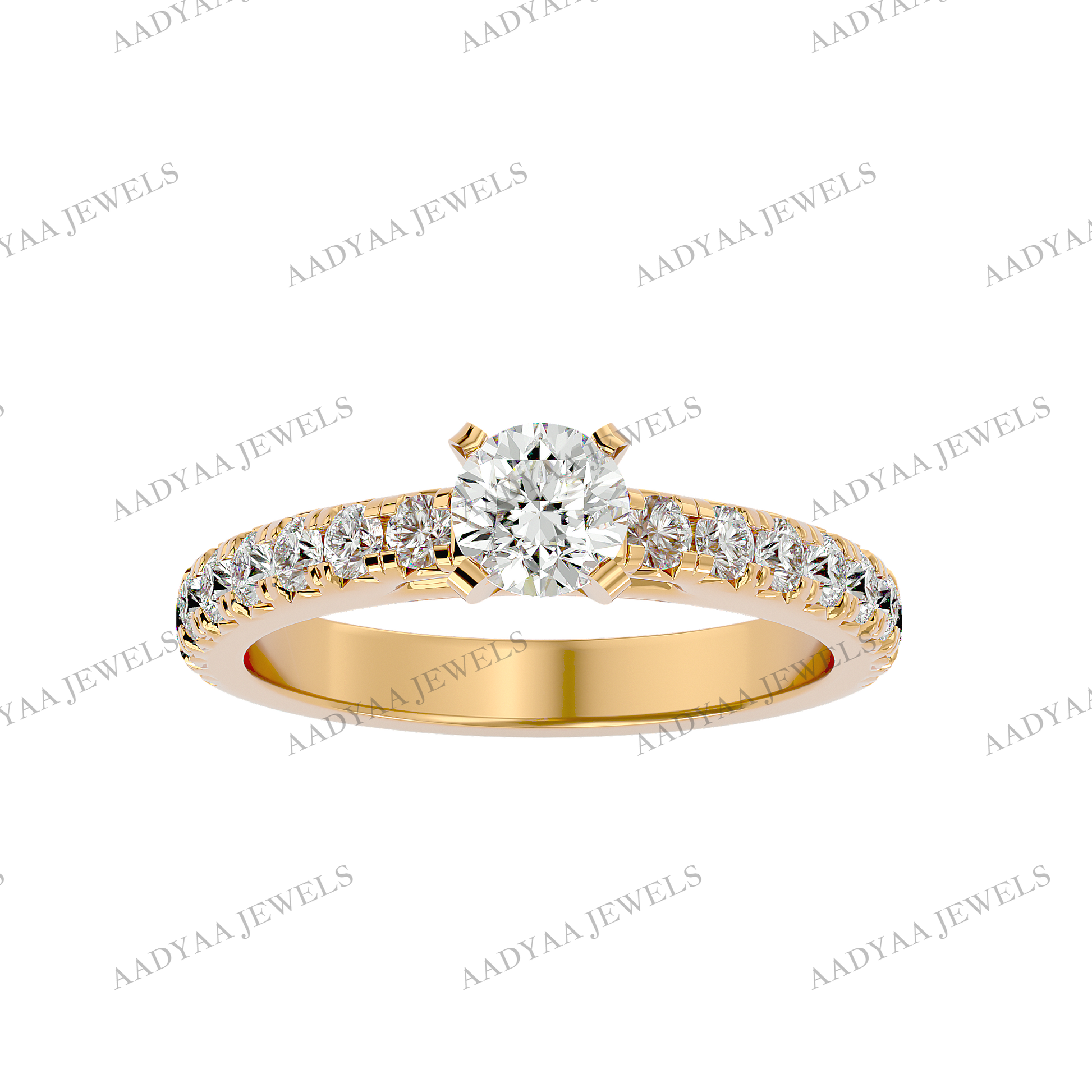 Erica Diamond Ladies Ring | Aadyaajewels