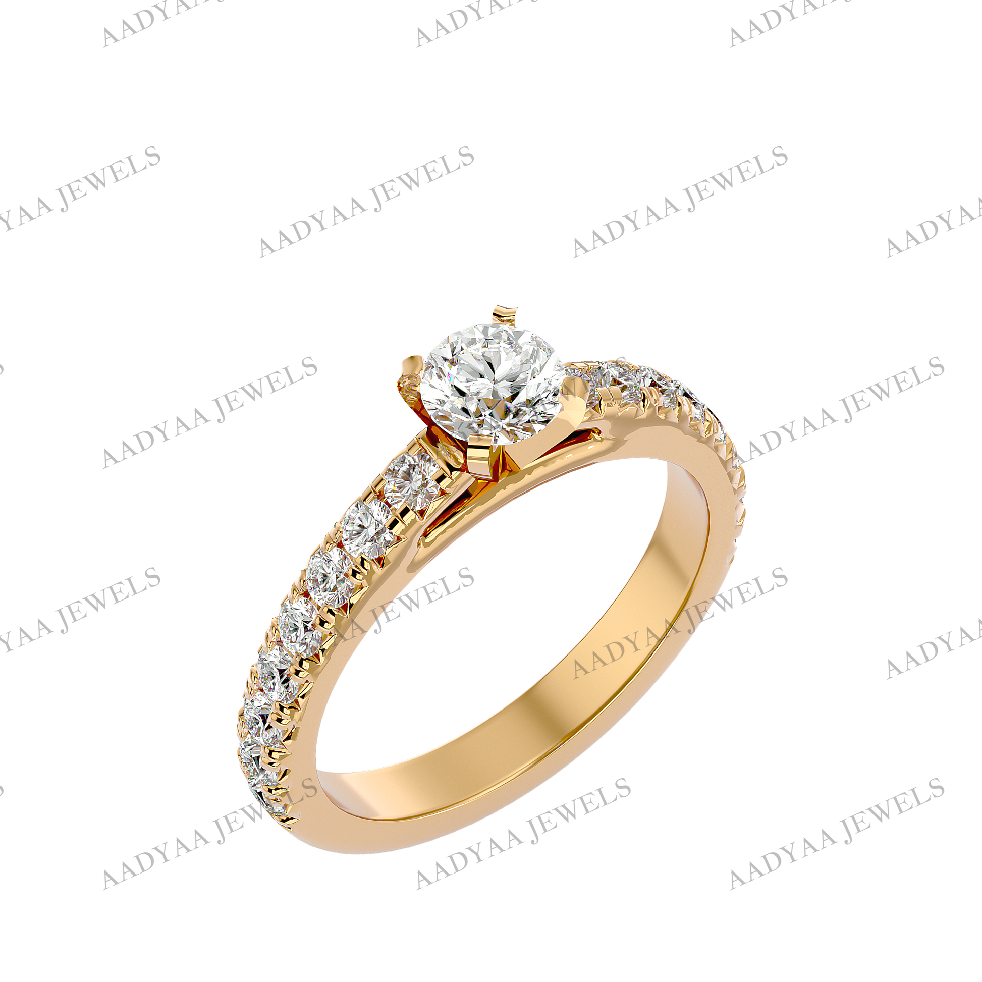 Erica Diamond Ladies Ring | Aadyaajewels