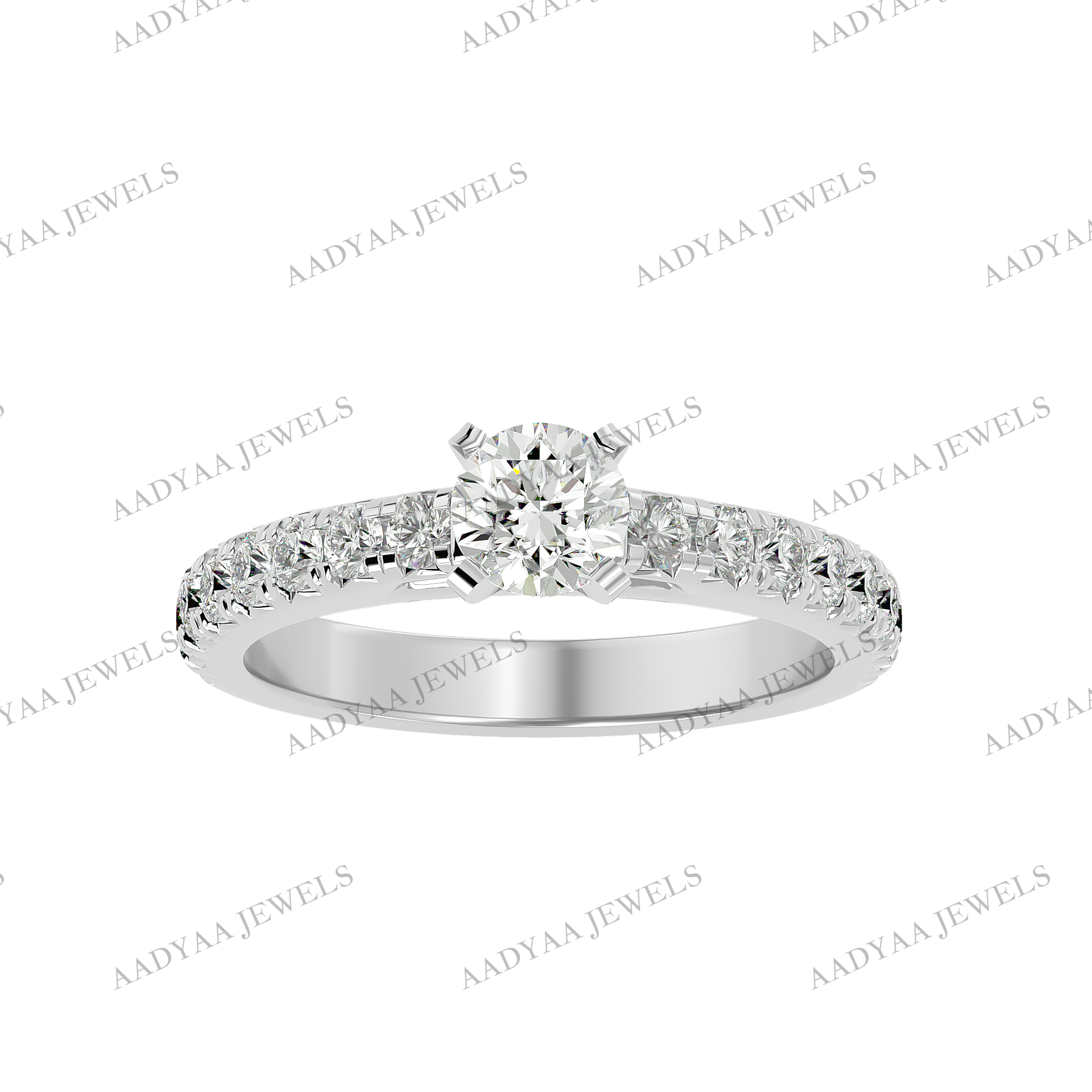 Erica Diamond Ladies Ring | Aadyaajewels