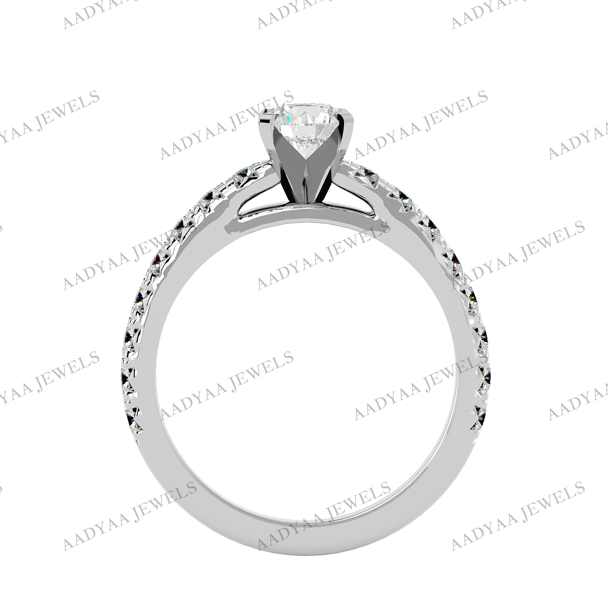Erica Diamond Ladies Ring | Aadyaajewels