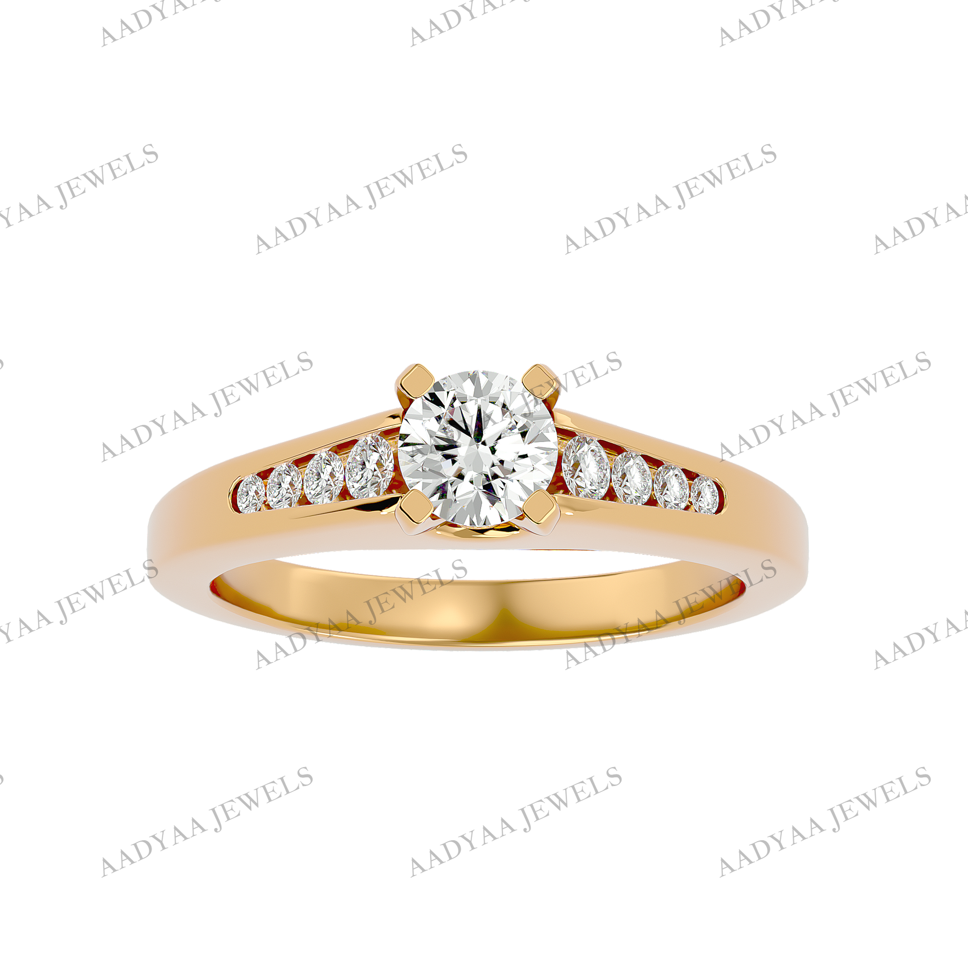 Emmaline Diamond Ladies Ring | Aadyaajewels