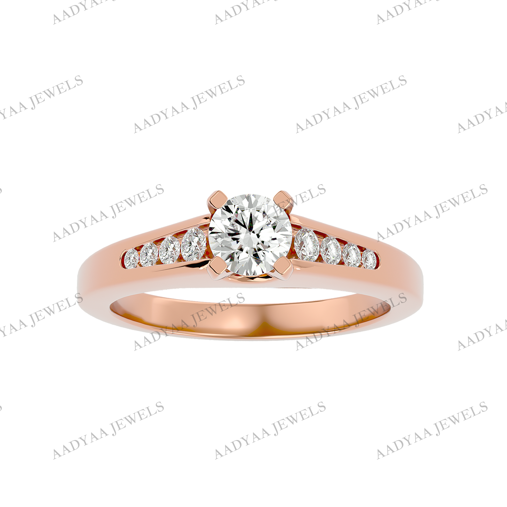 Emmaline Diamond Ladies Ring | Aadyaajewels