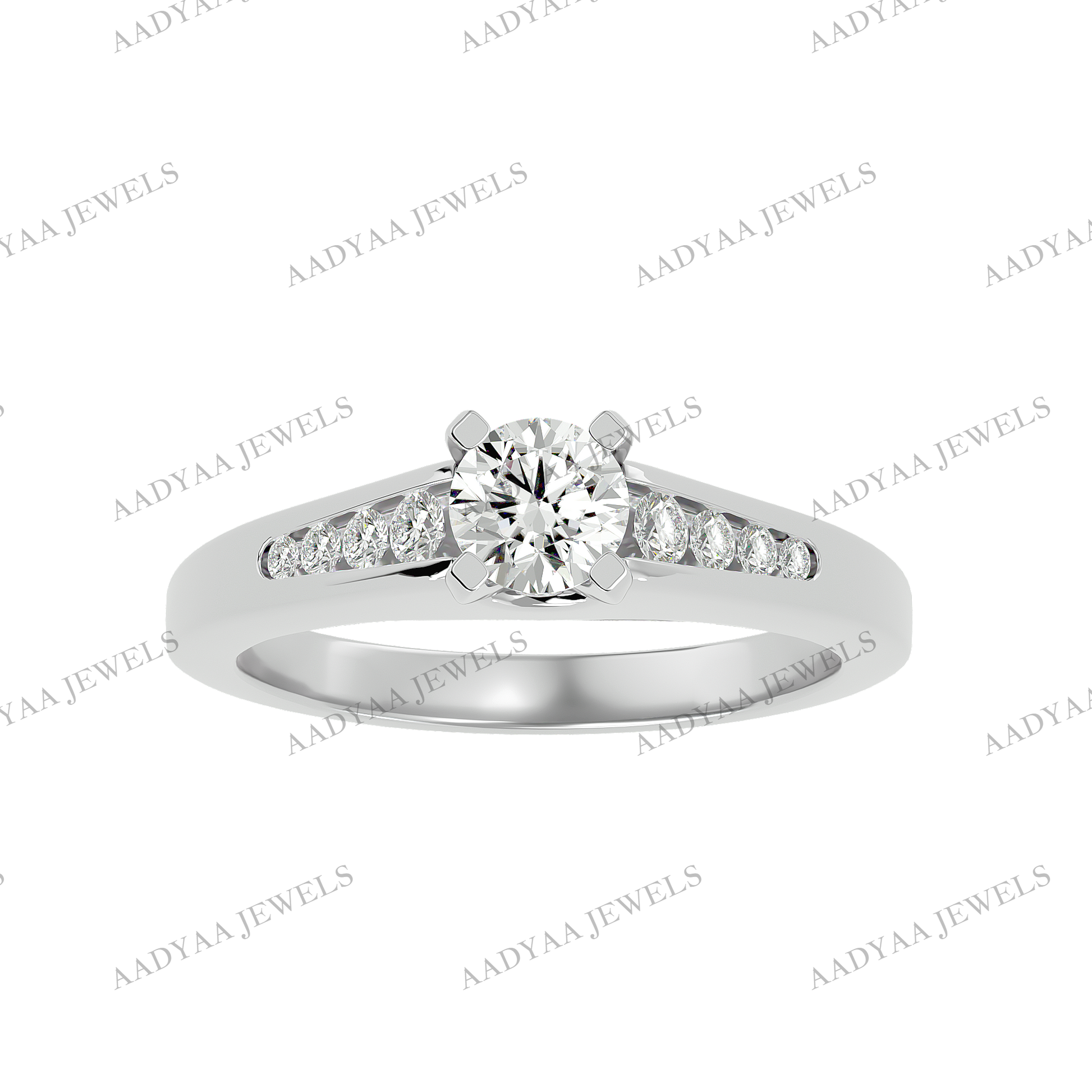 Emmaline Diamond Ladies Ring | Aadyaajewels