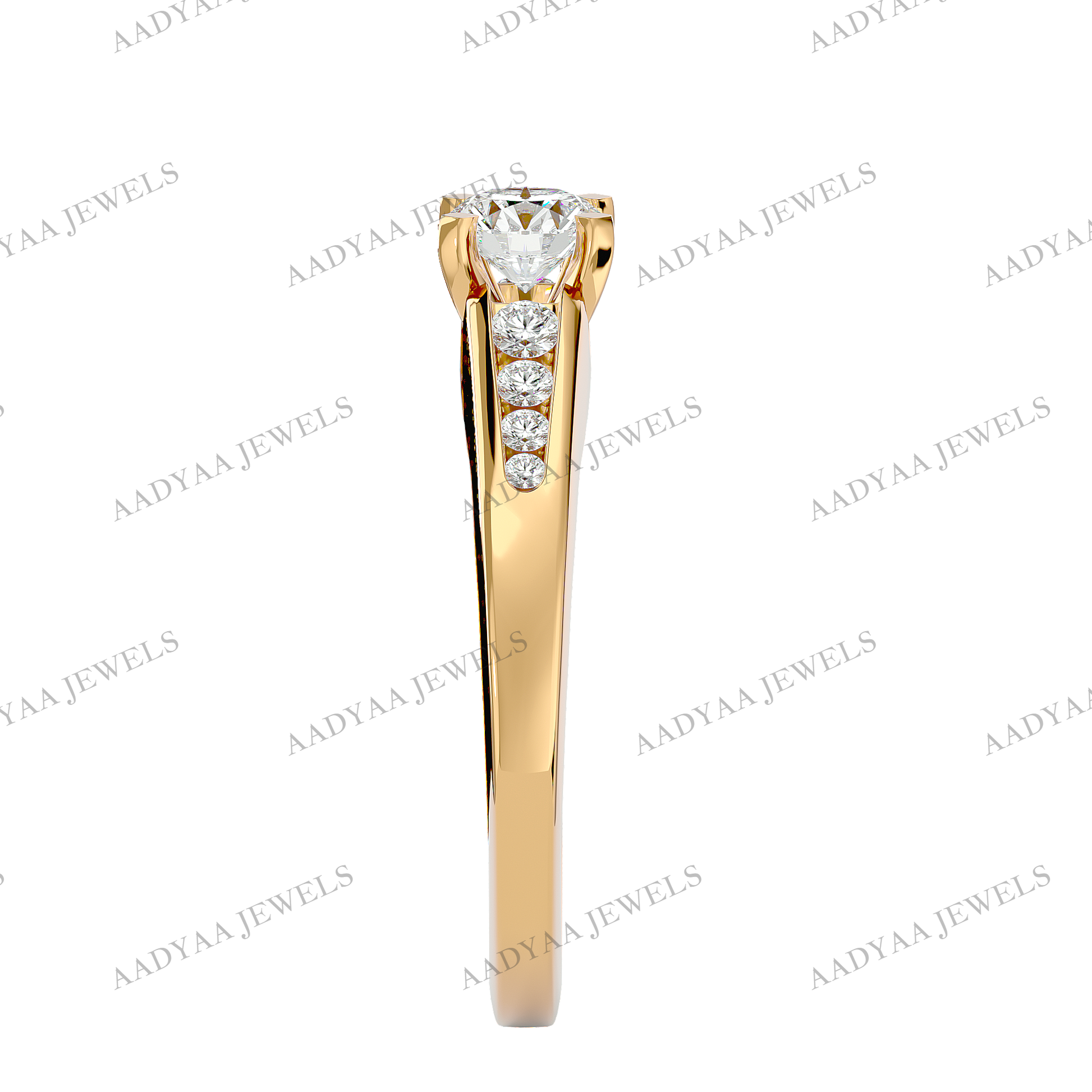 Emmaline Diamond Ladies Ring | Aadyaajewels