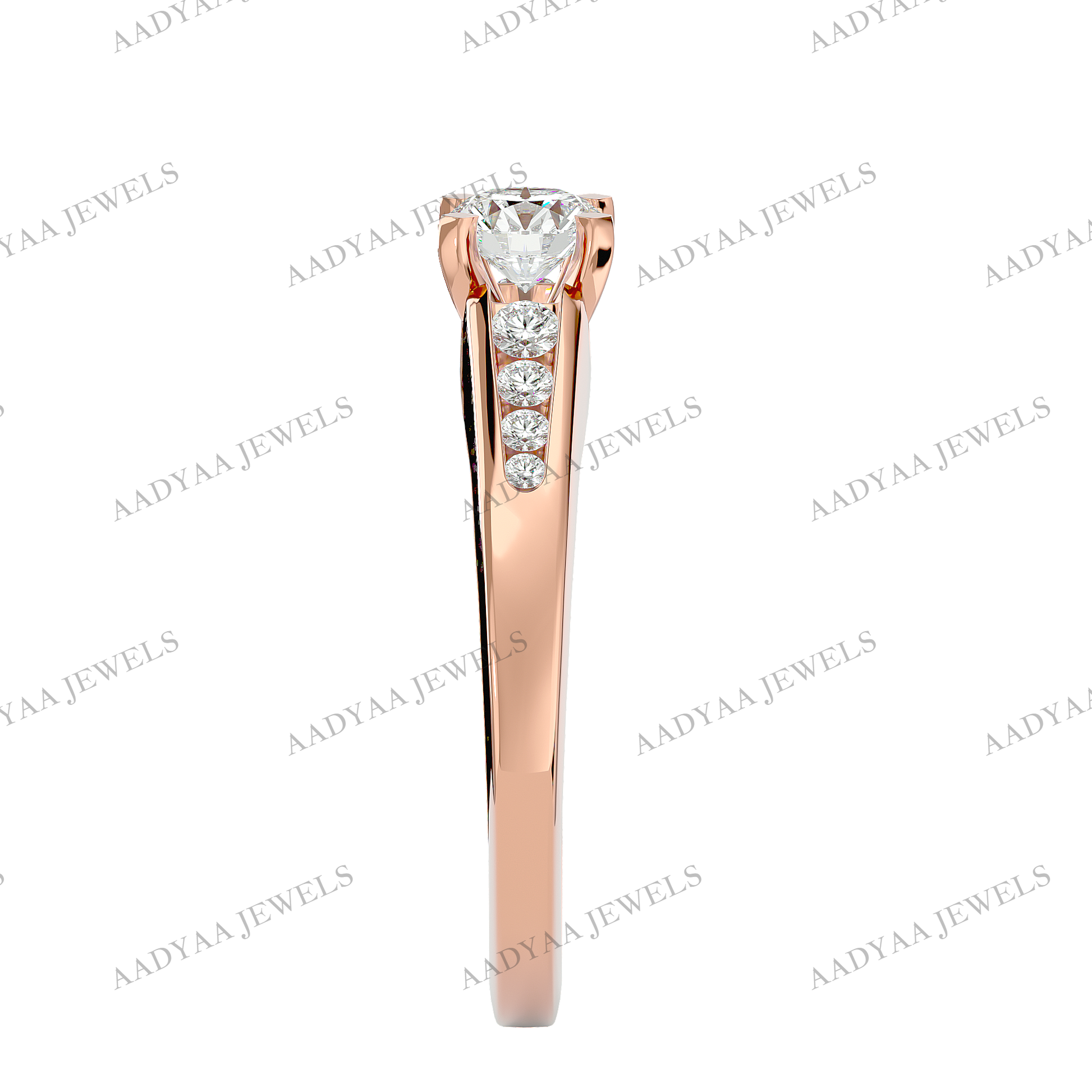 Emmaline Diamond Ladies Ring | Aadyaajewels